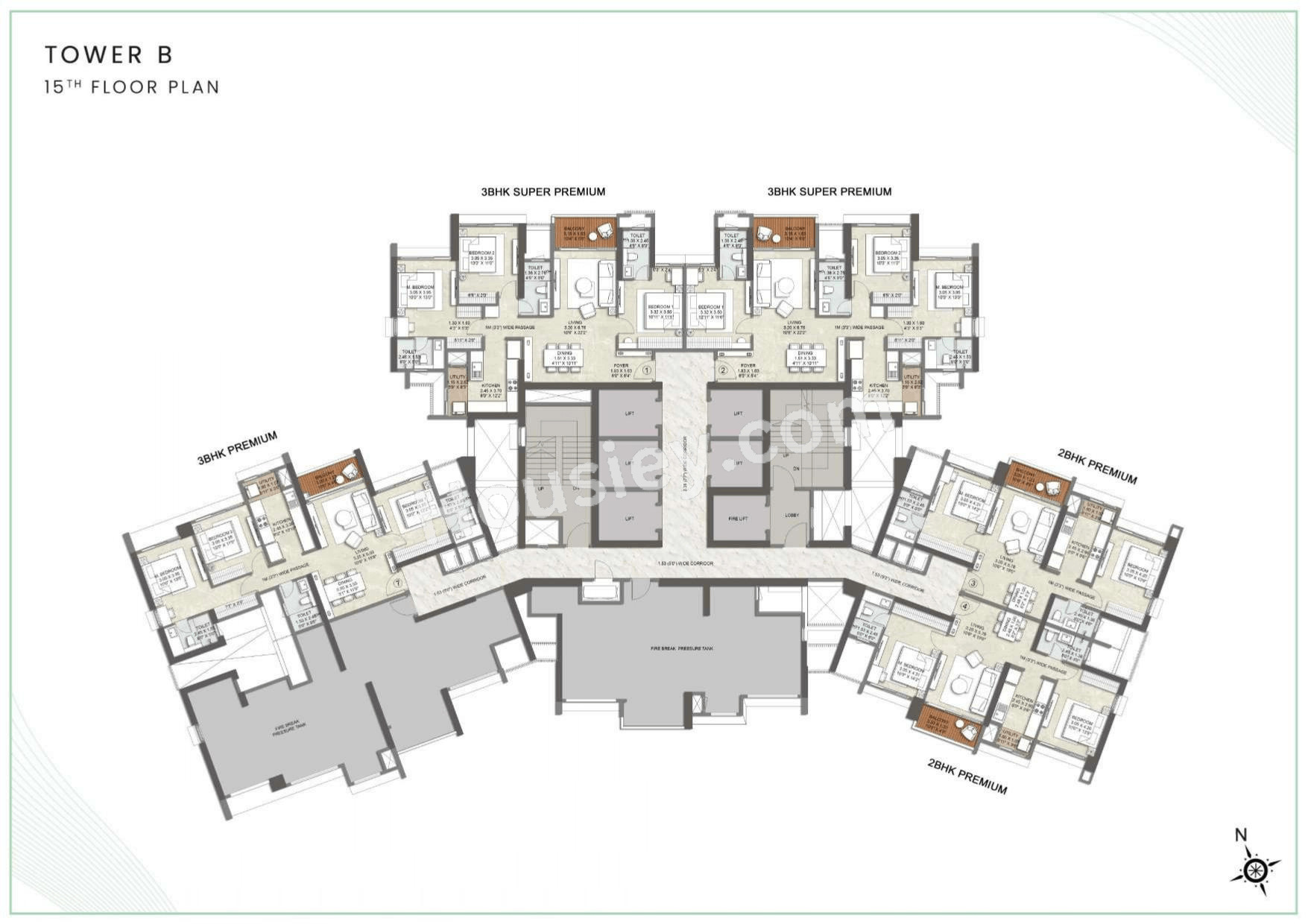 Kalpataru Estella Floor plan 9