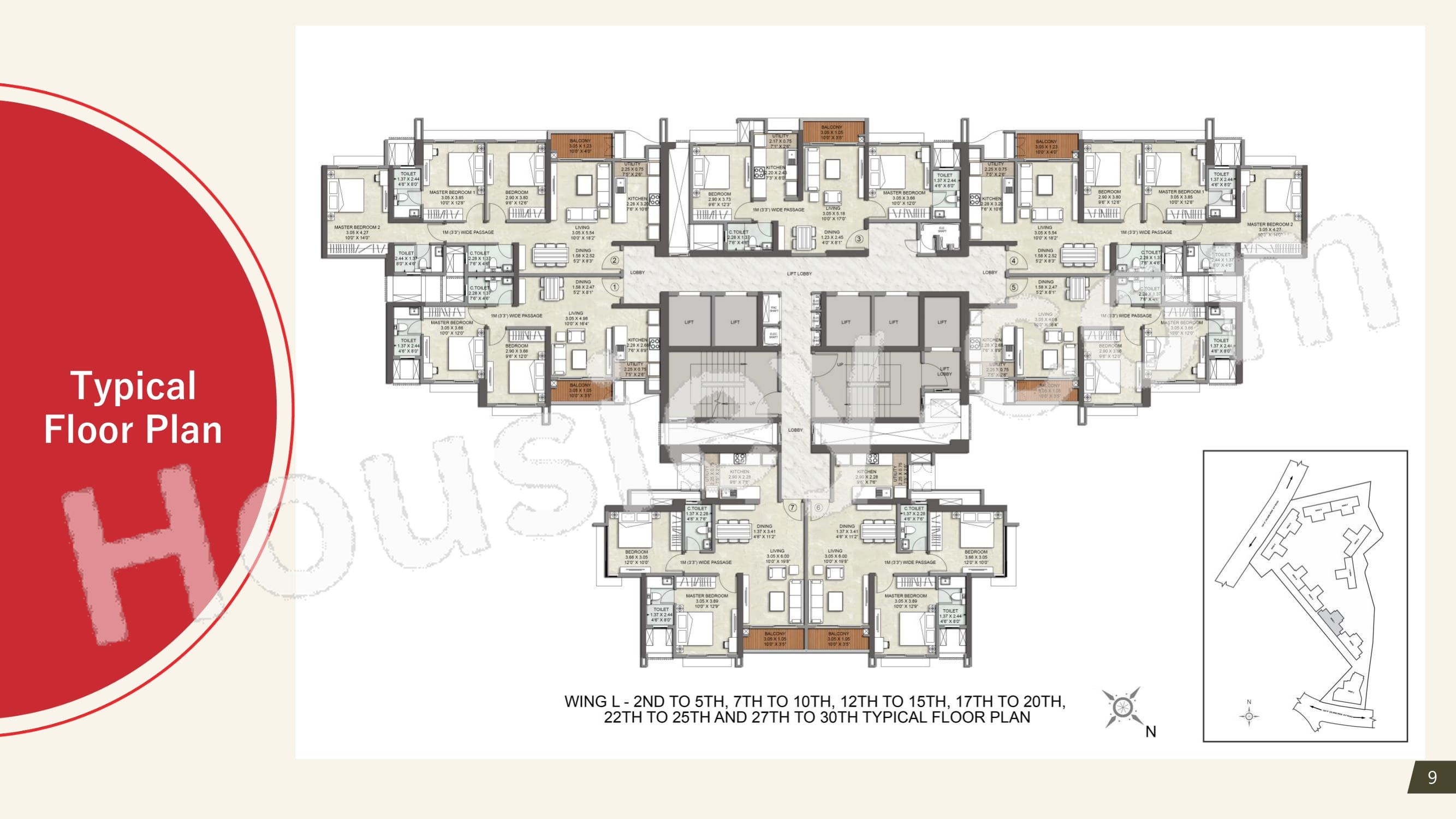 Kalpataru Srishti Namaah Floor plan 19