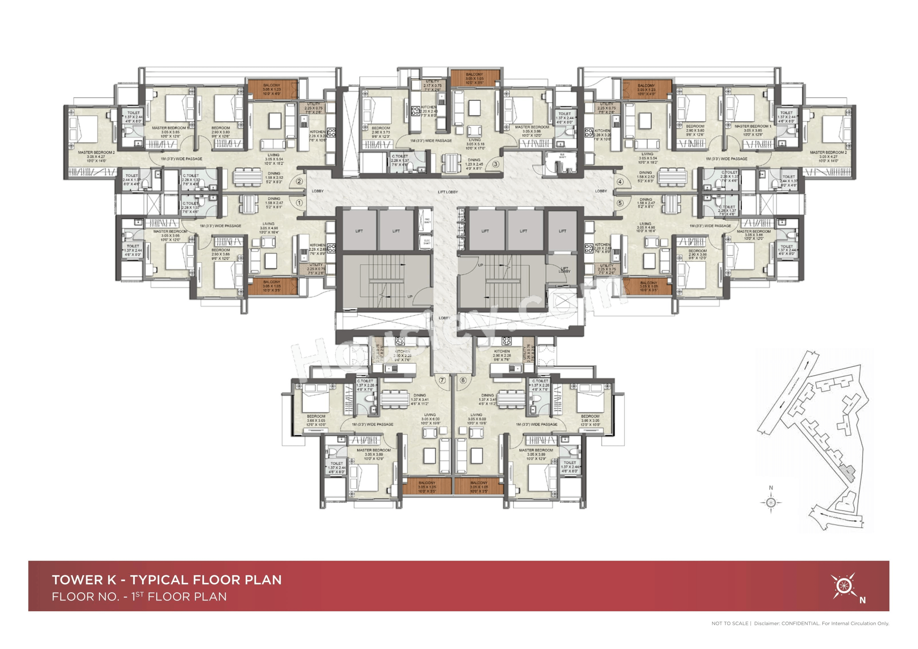 Kalpataru Srishti Namaah Floor plan 23