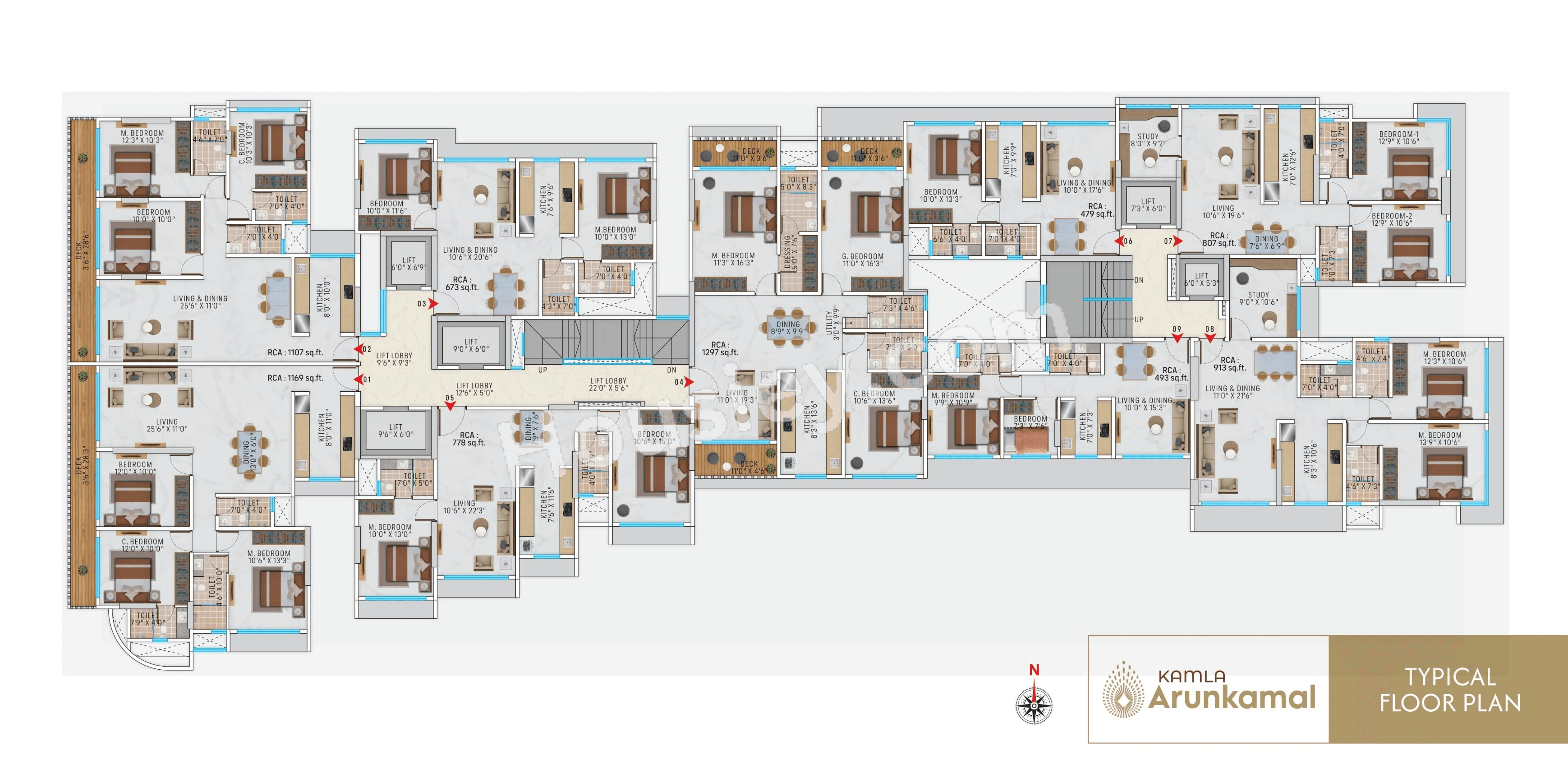 Kamla Arunkamal Floor plan 2
