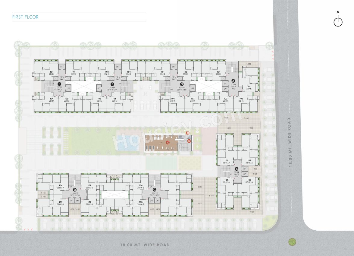 Kavisha AER Floor plan 1
