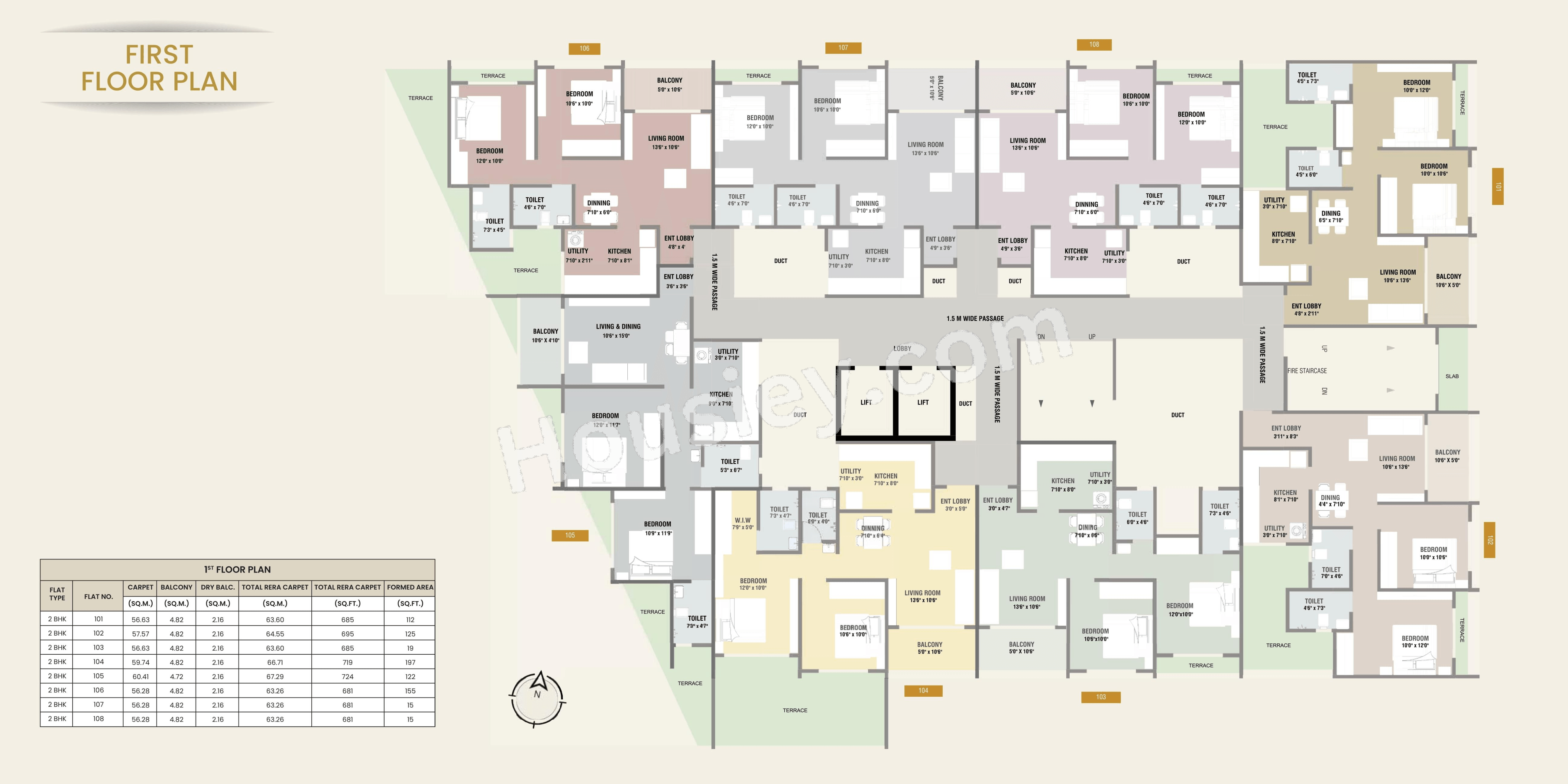 Khiwasara Nakshatra Floor plan 1