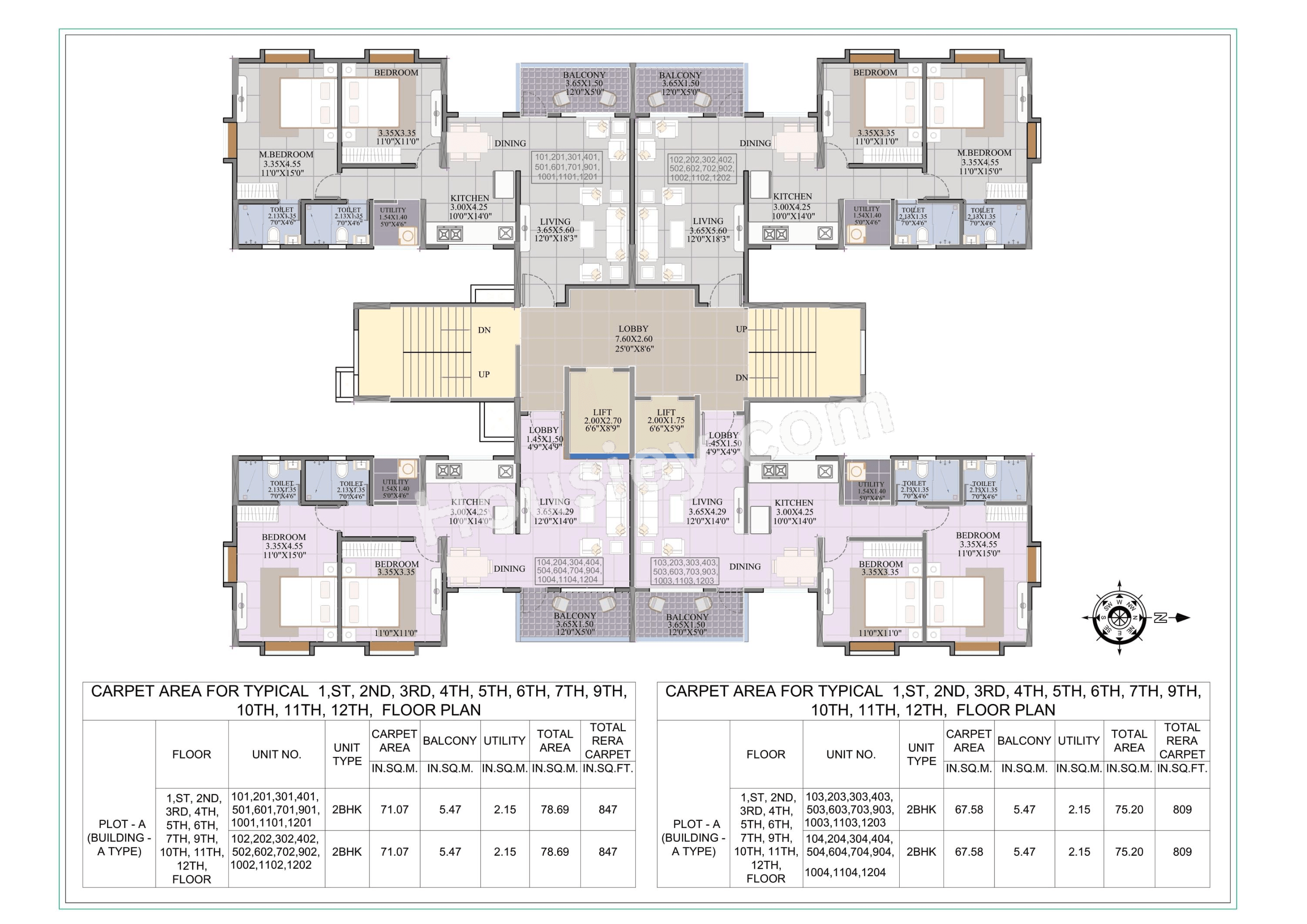 Kodre Blossom Park Floor Plan