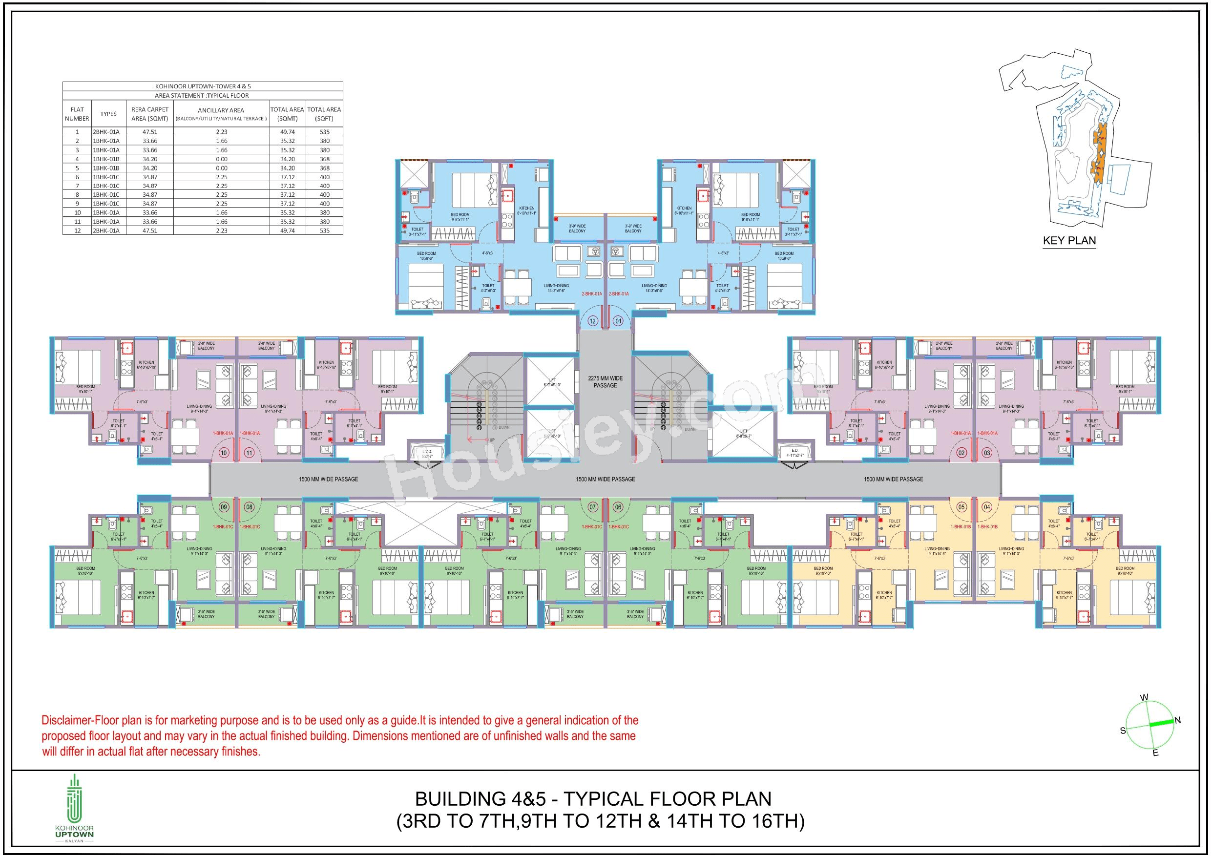 Kohinoor Uptown Floor plan 4