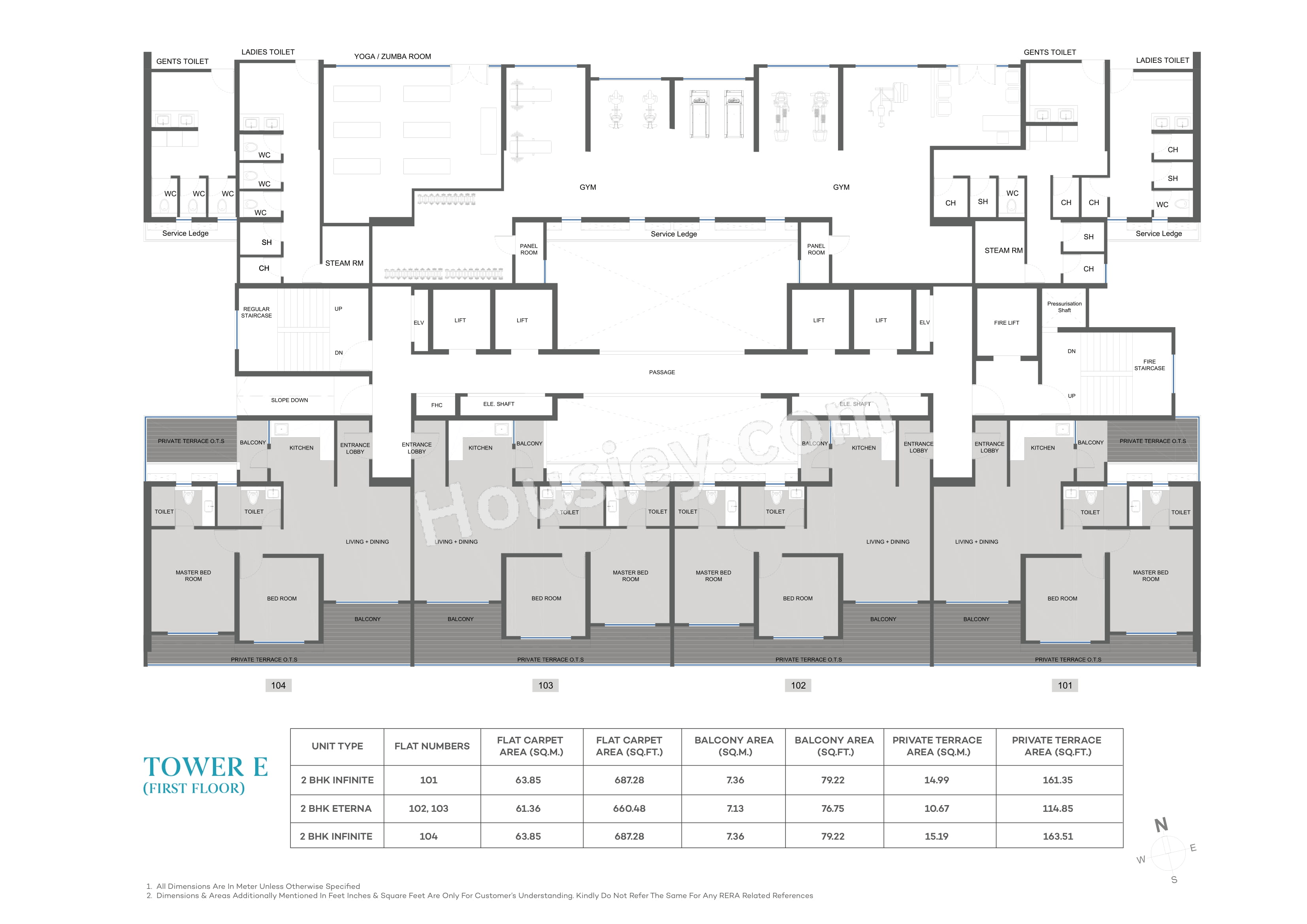 Kolte Patil R34 - DUET Floor plan 4