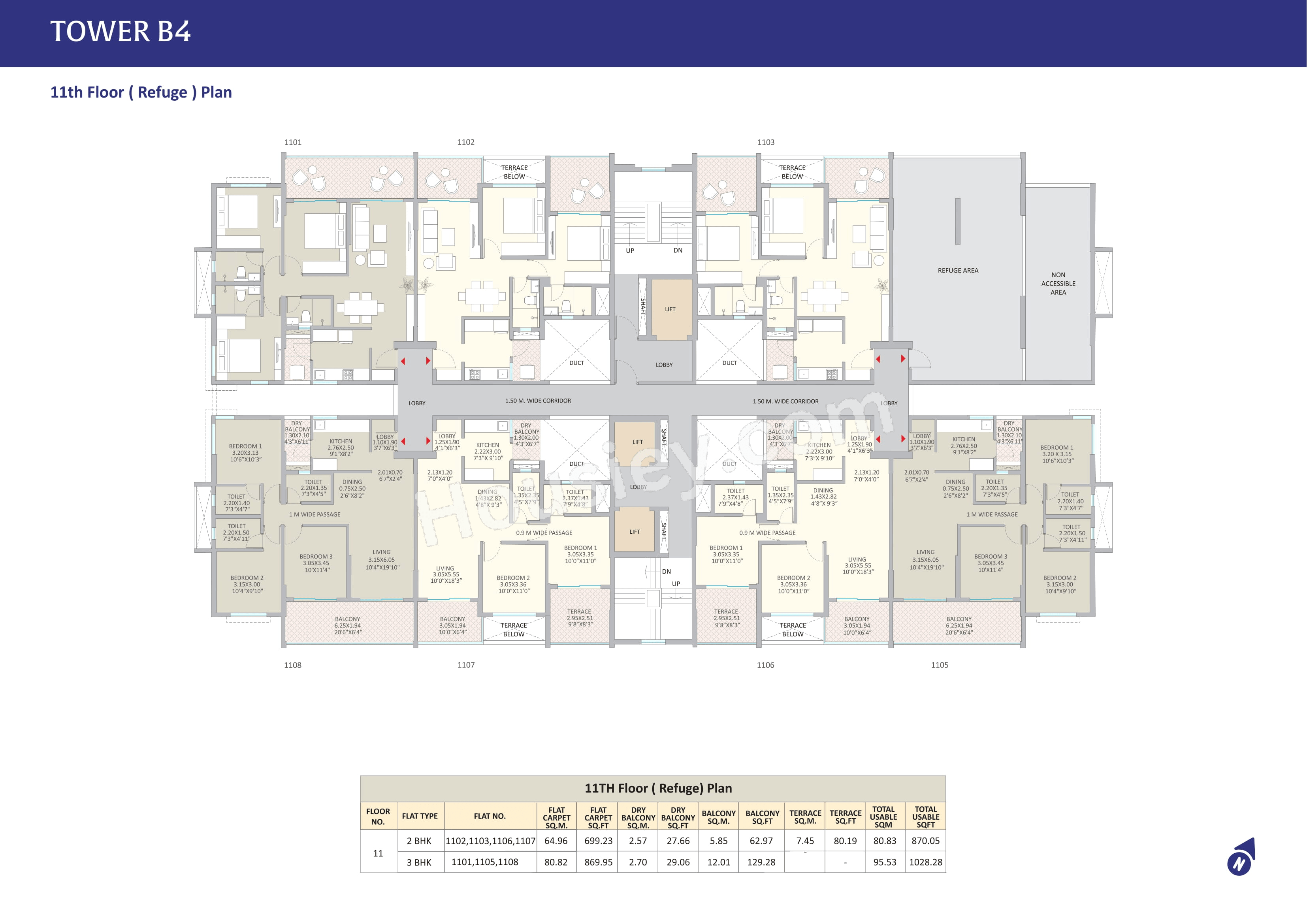Kolte Patil Springshire Floor plan 5