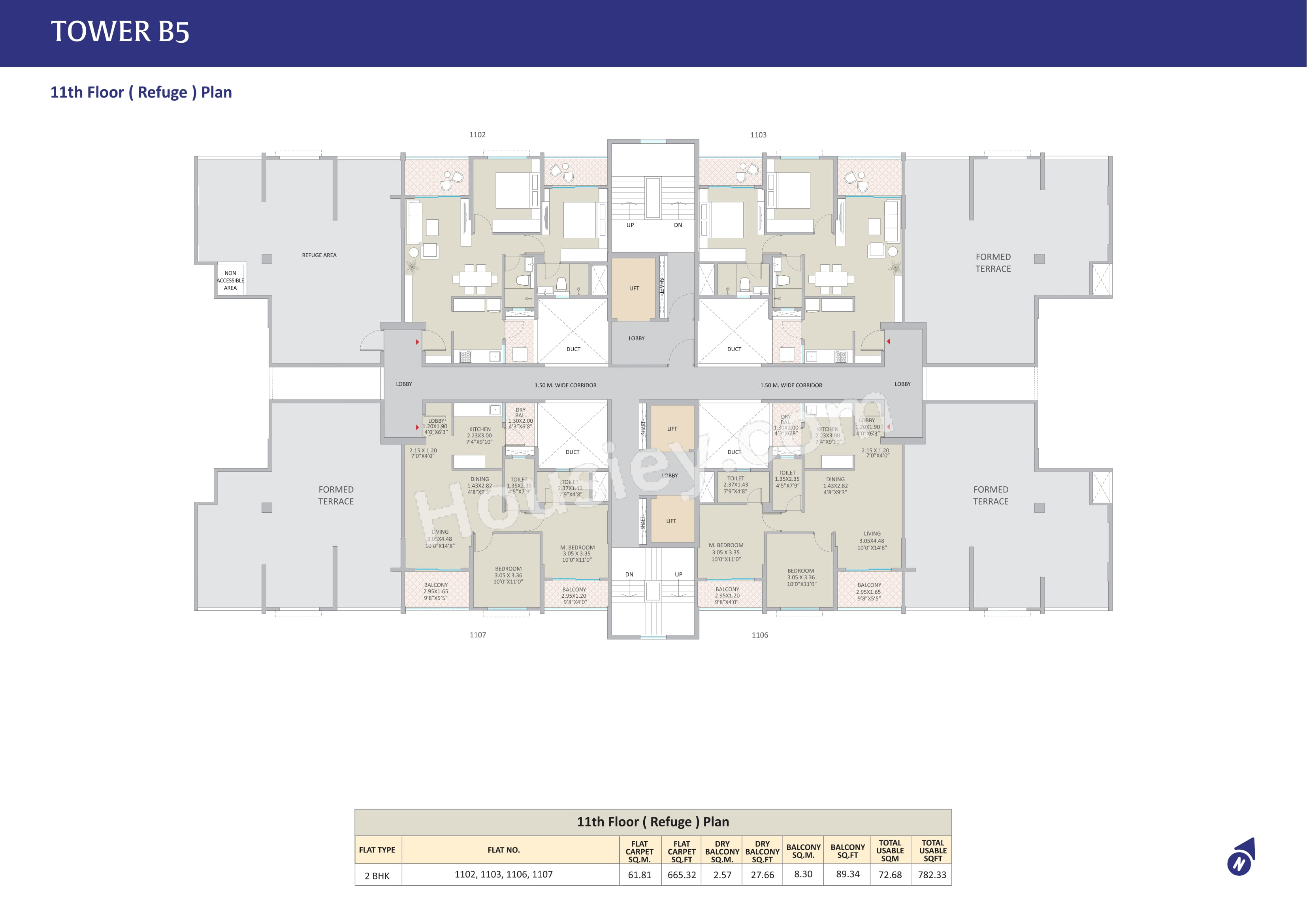 Kolte Patil Springshire Floor plan 6