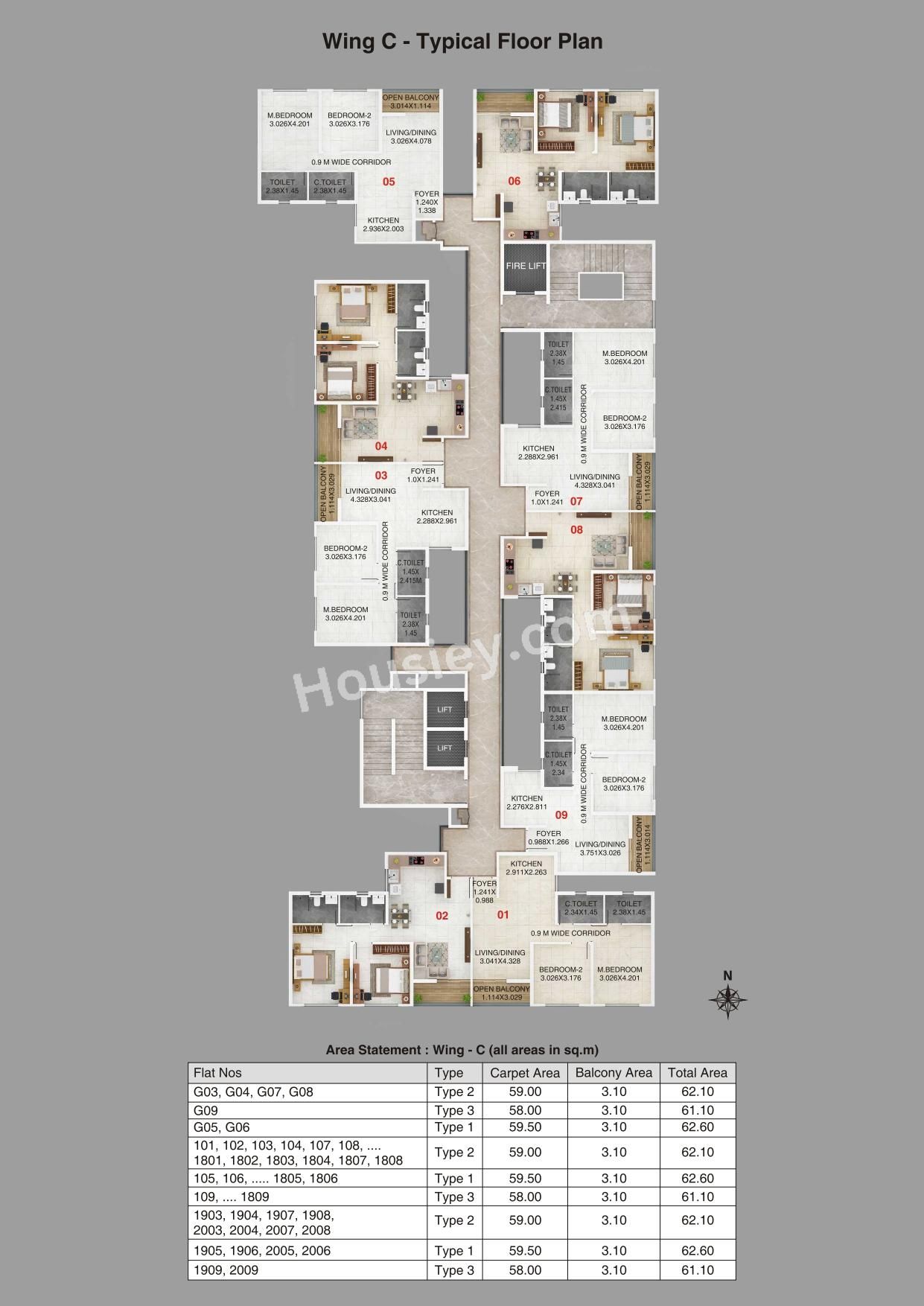Kumar Megapolis Shimmer Floor plan 6