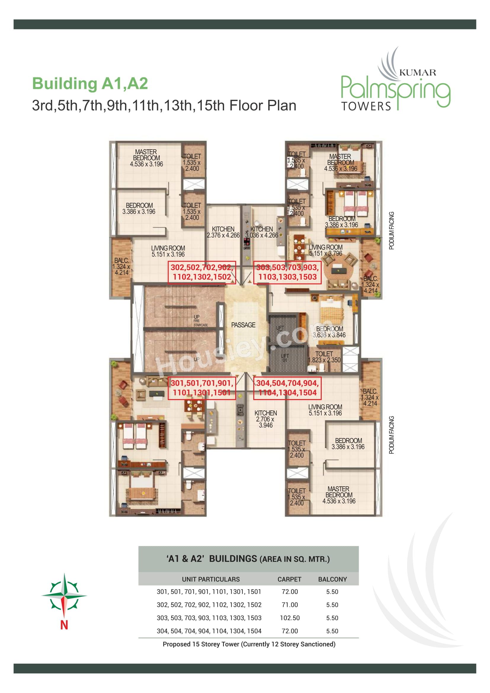 Kumar Palmspring Floor plan 1
