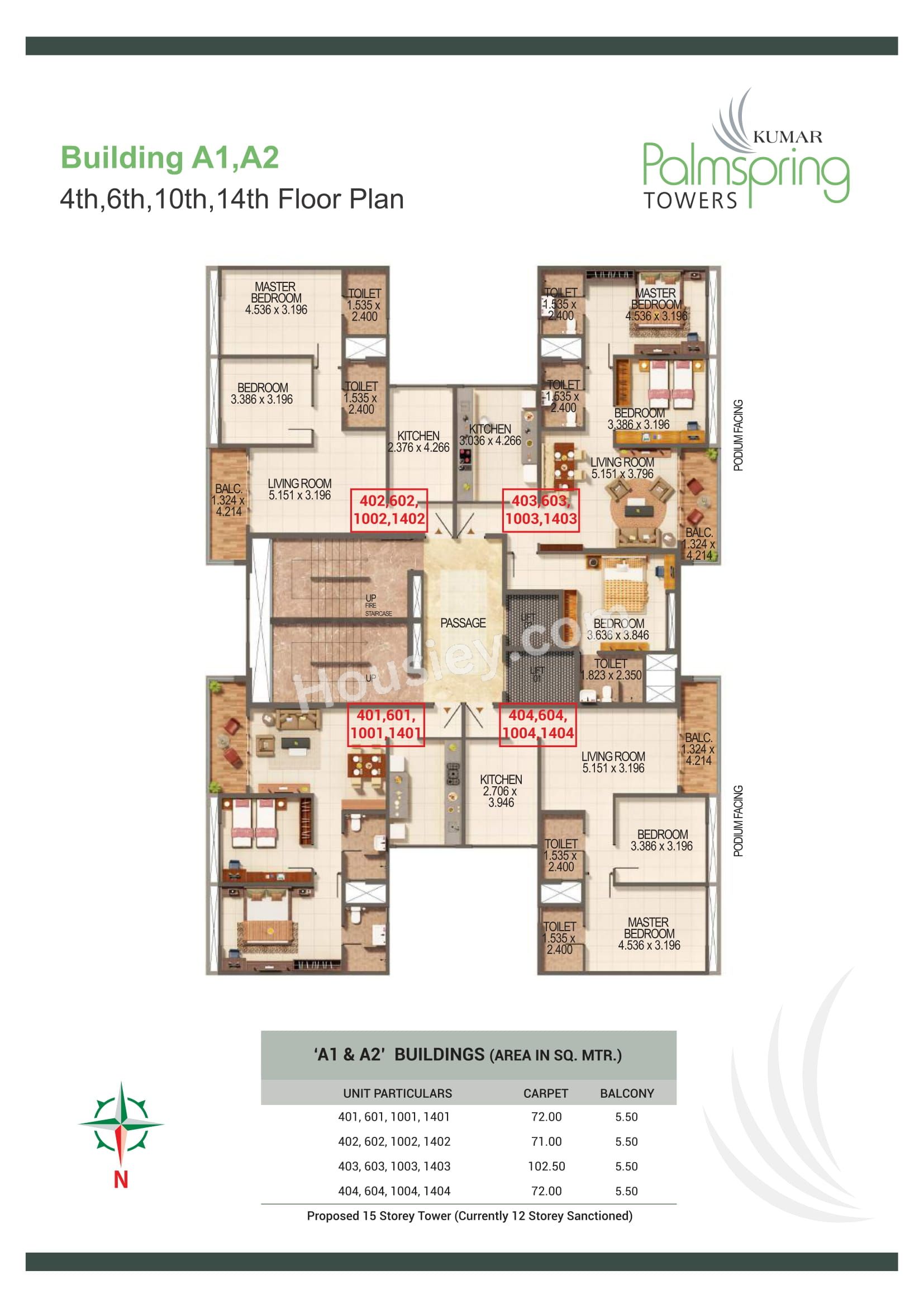 Kumar Palmspring Floor plan 2