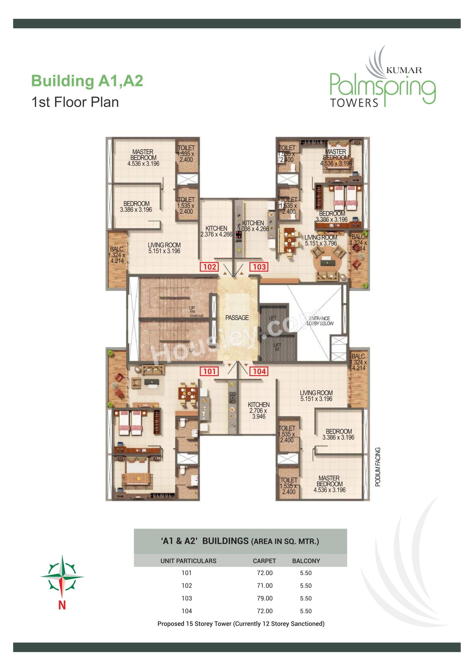Kumar Palmspring Floor plan 4