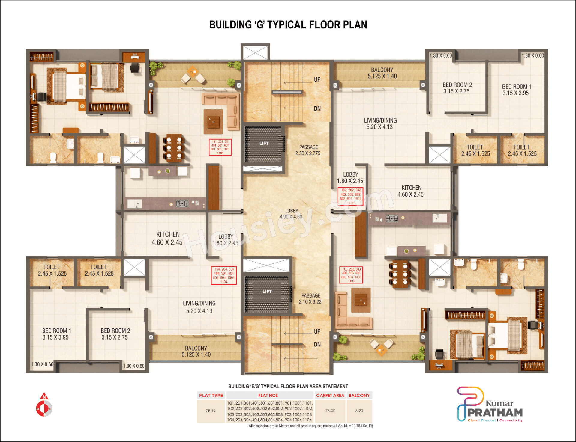 Kumar Pratham Floor plan 8
