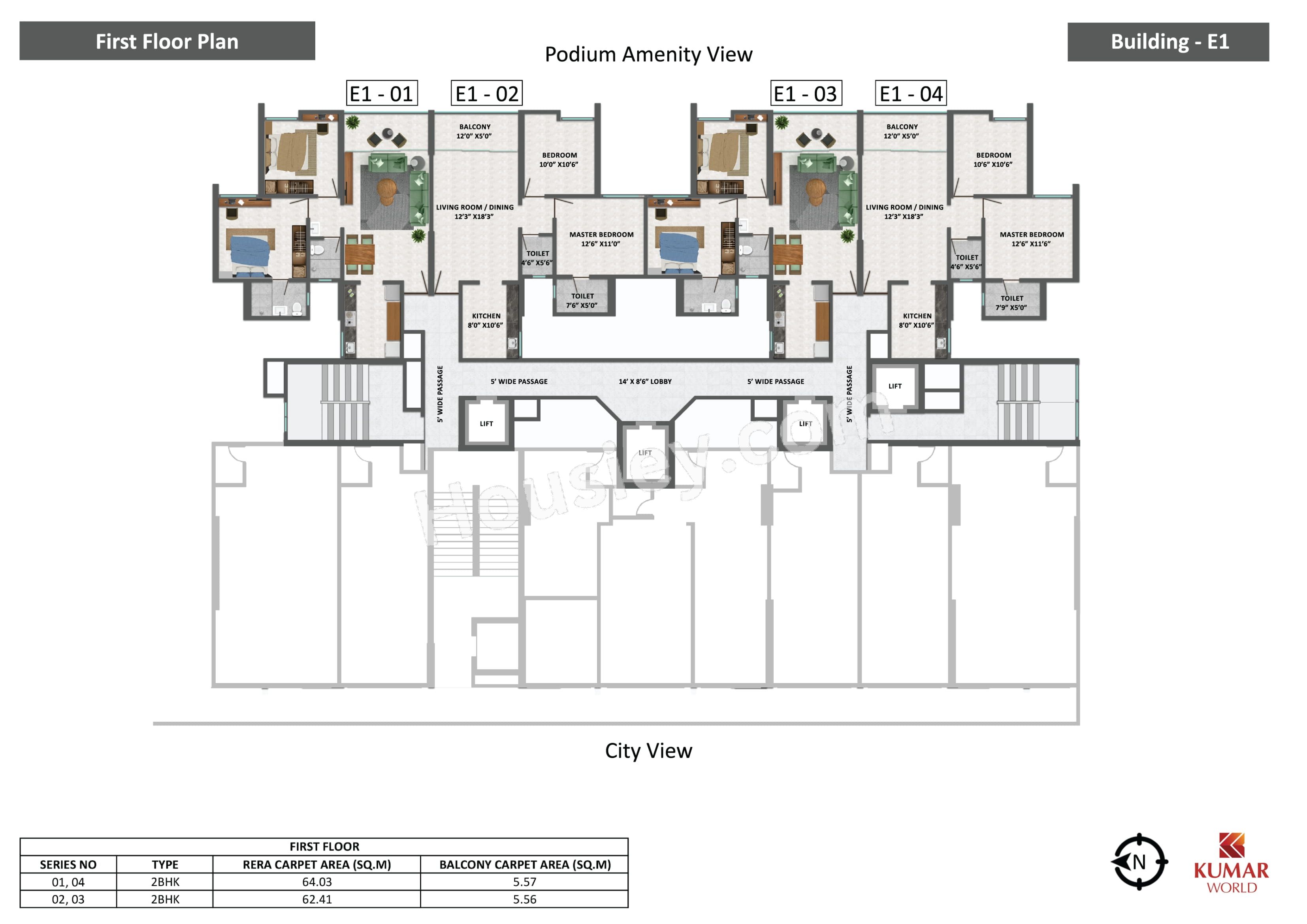Kumar Primeview Floor plan 1