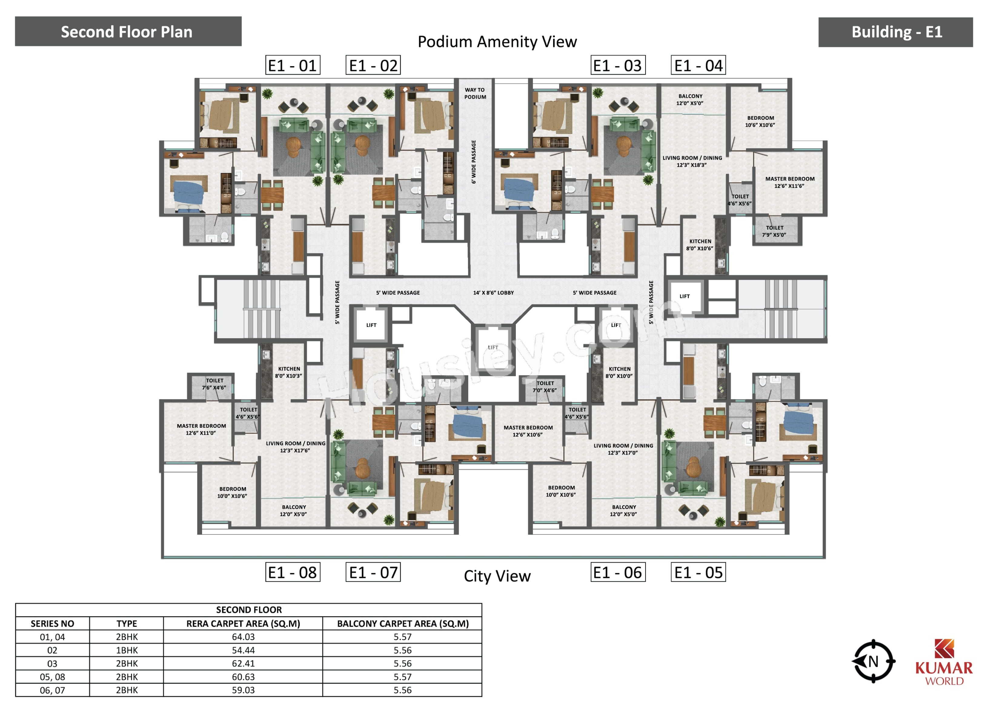 Kumar Primeview Floor plan 2