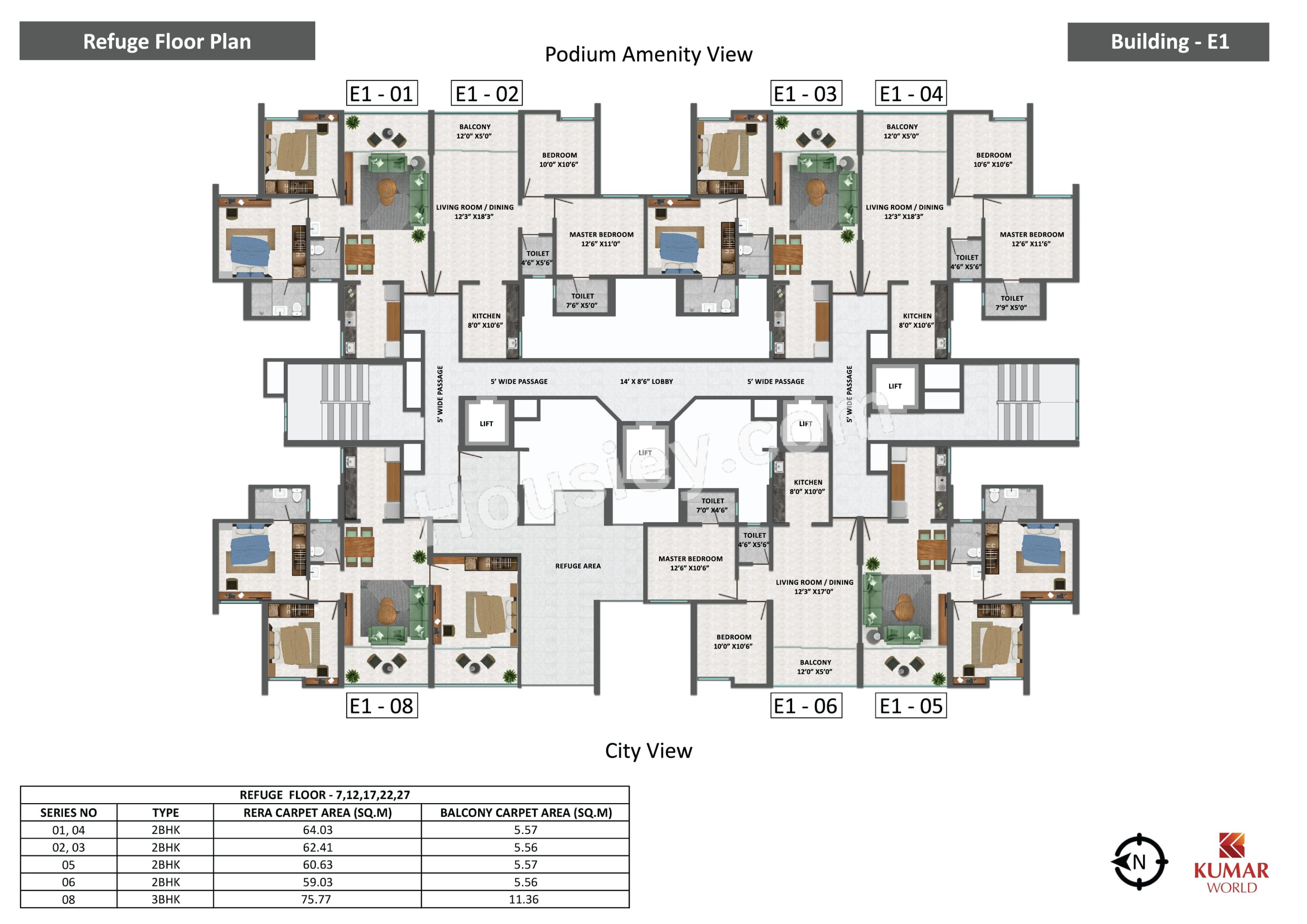 Kumar Primeview Floor plan 3