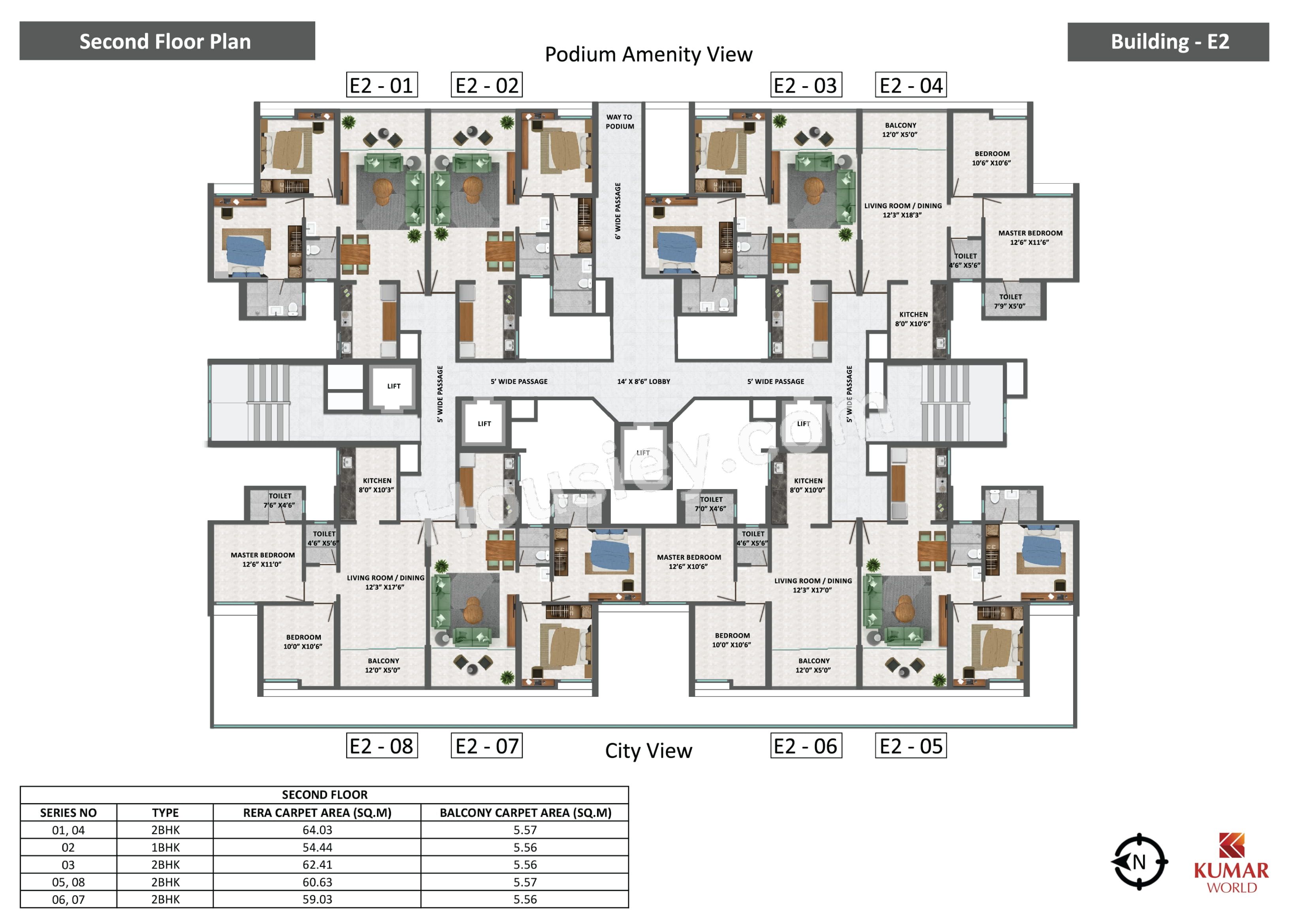 Kumar Primeview Floor plan 6