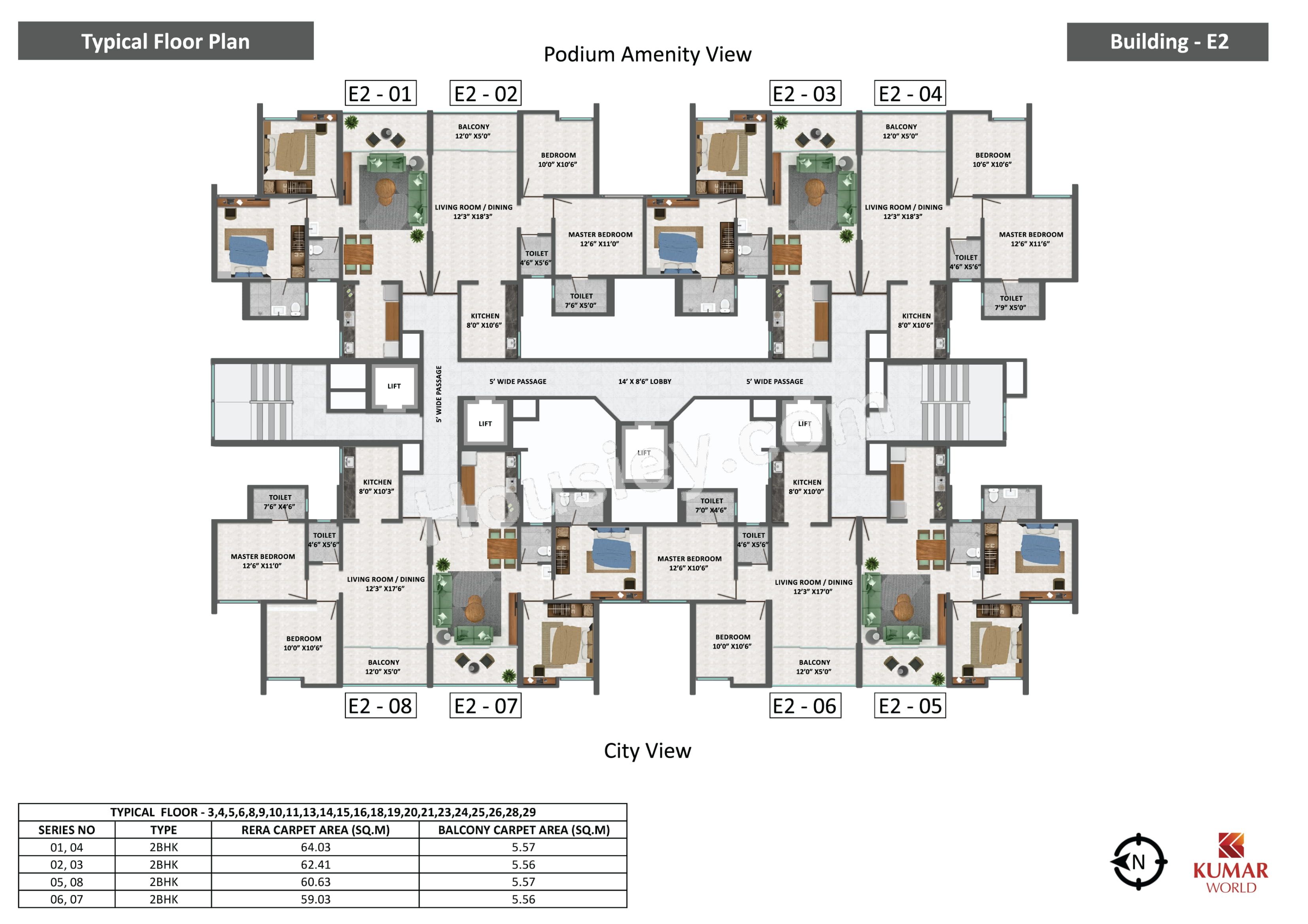 Kumar Primeview Floor plan 8