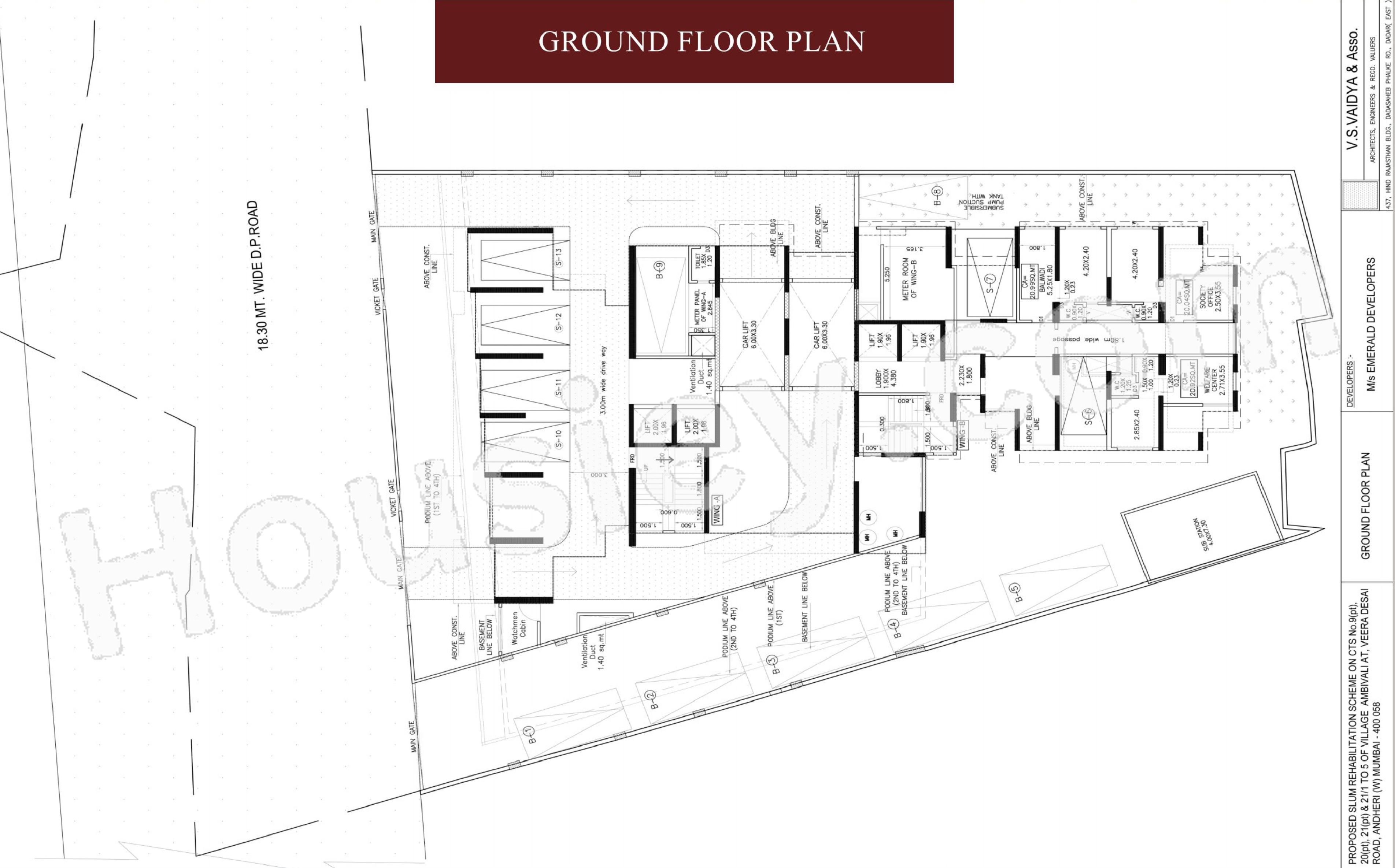 La Alteza Floor plan 1