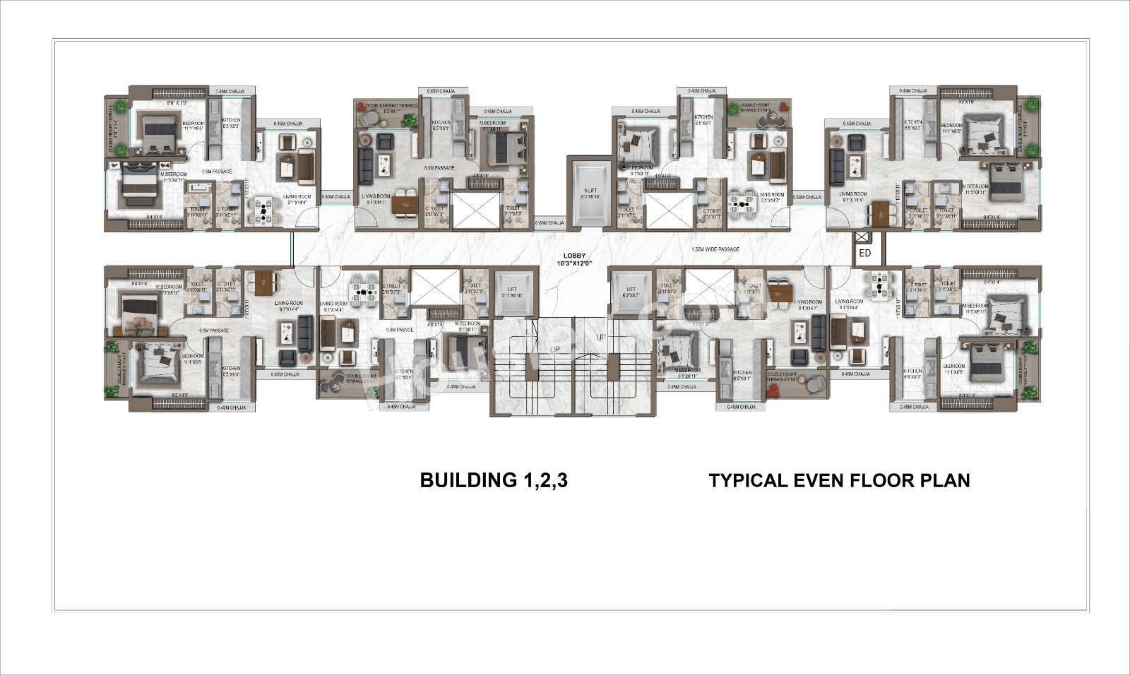 La Mer One Floor plan 1