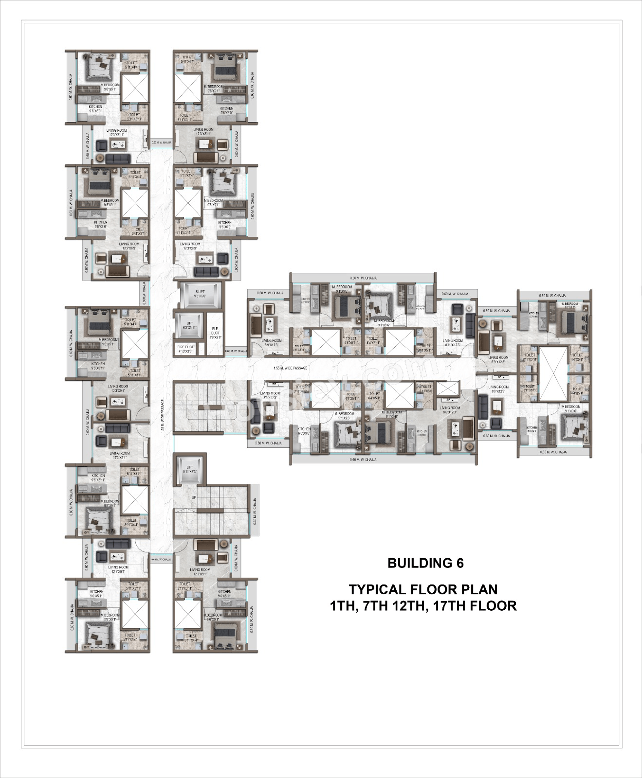 La Mer One Floor plan 3