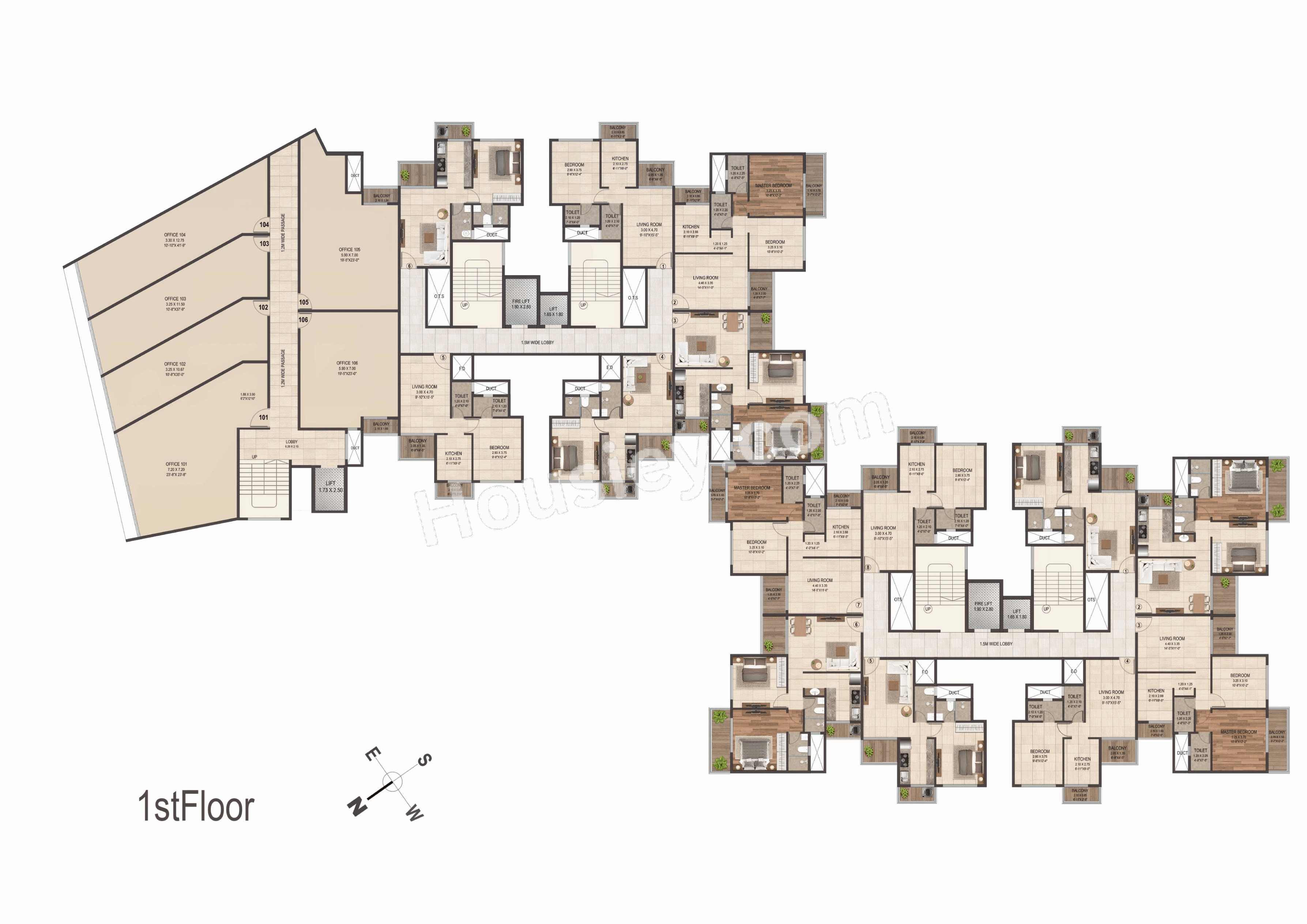 La Mer Regency Floor plan 1