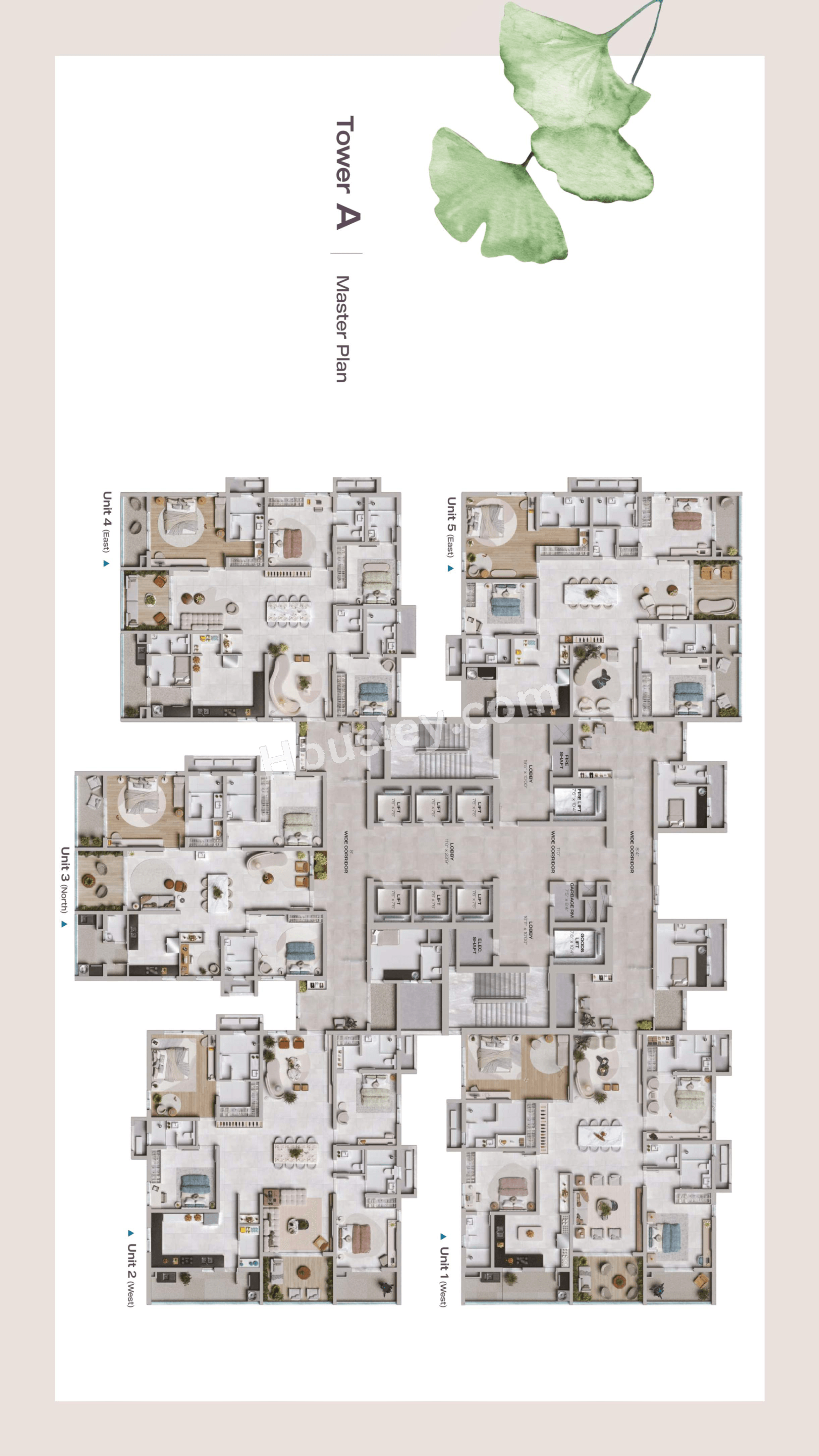 Lansum Elena Floor plan 1
