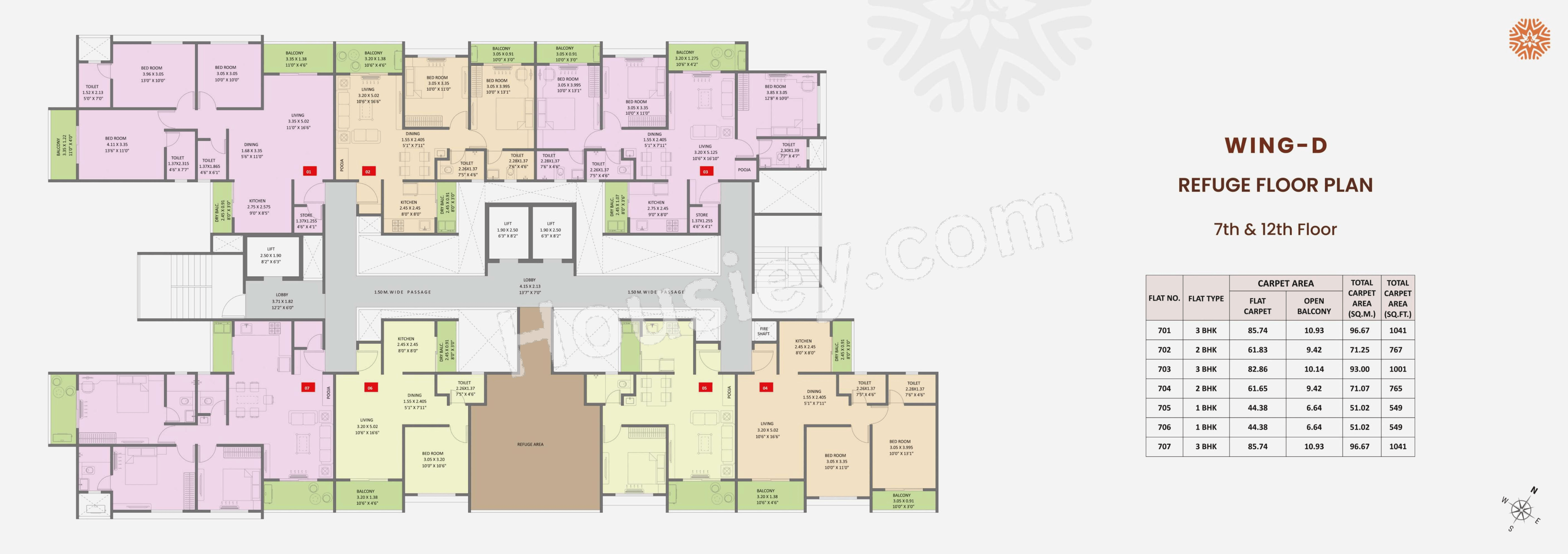 Legend Aaradhyam Floor plan 6