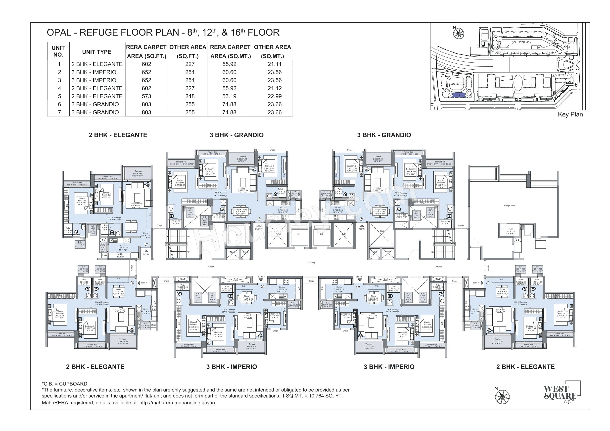 L&T West Square Floor plan 1