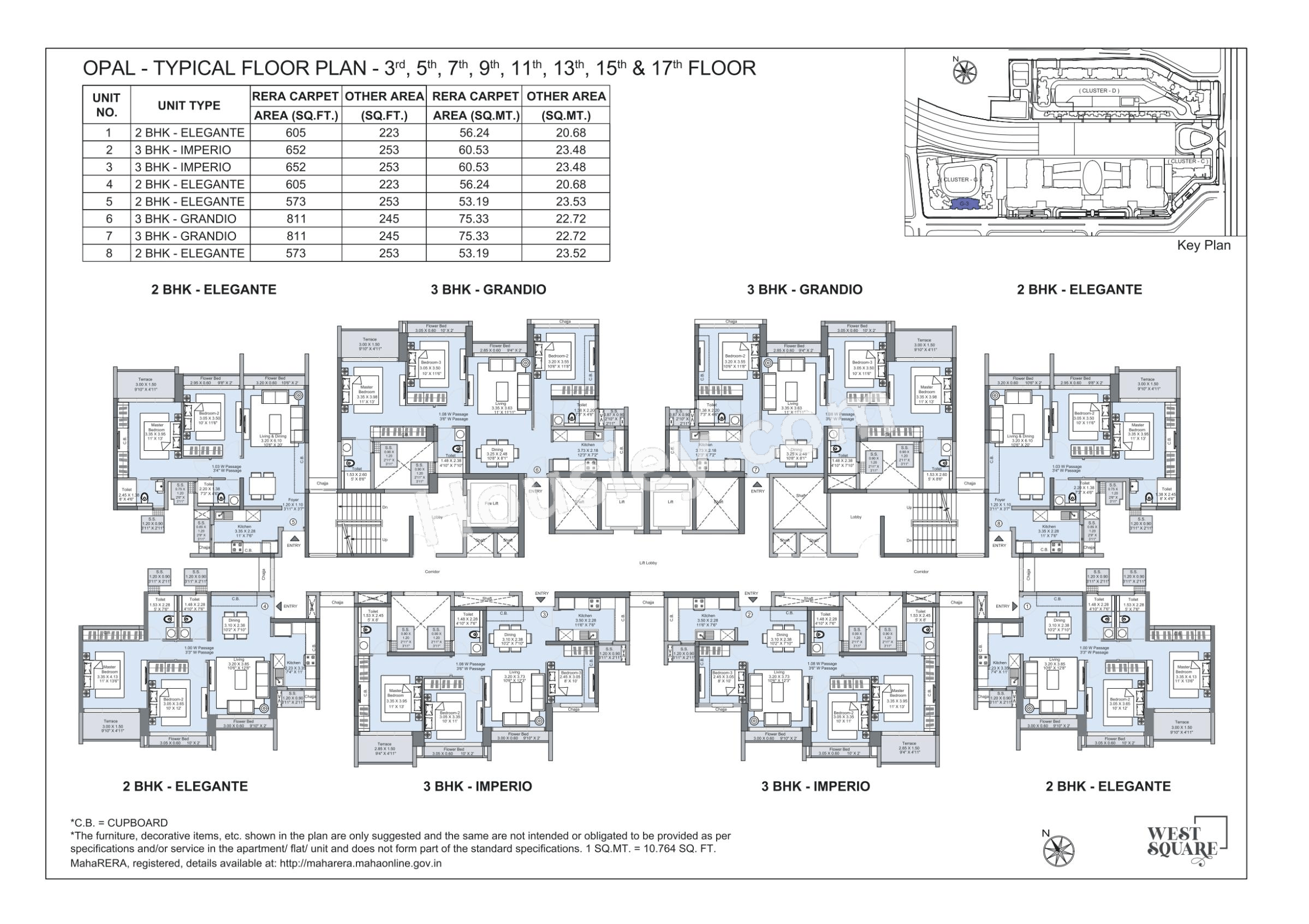L&T West Square Floor plan 3