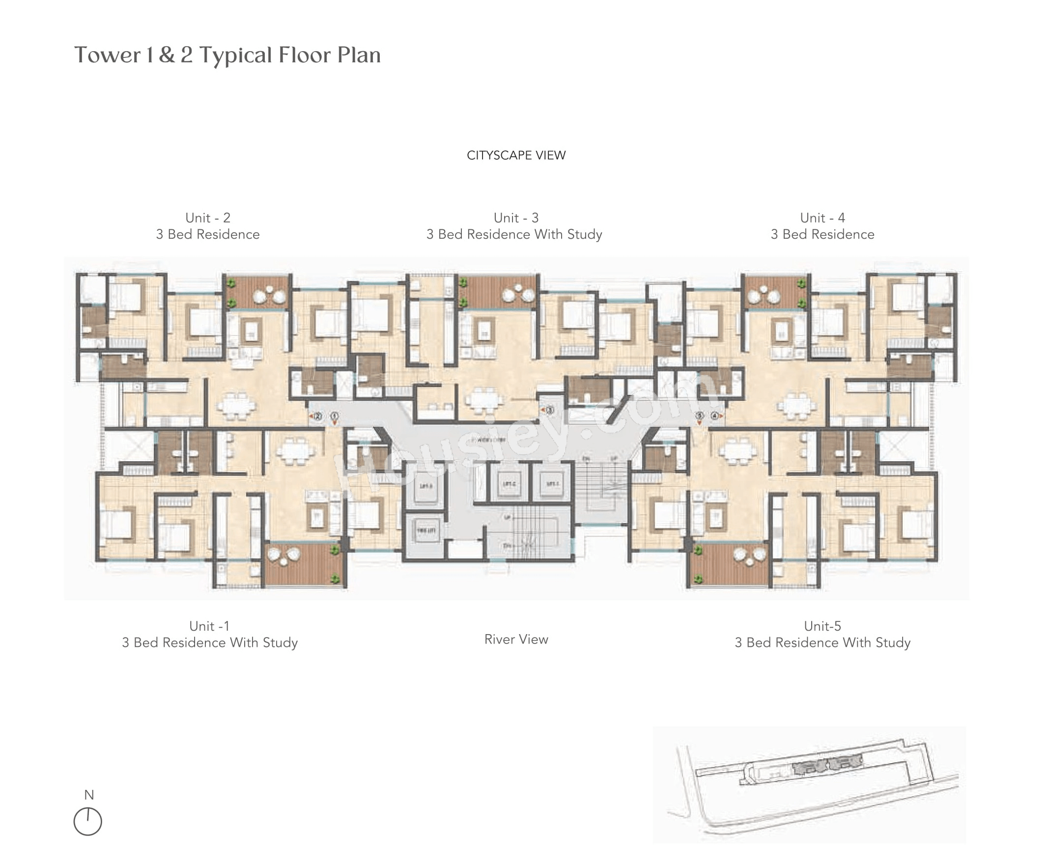 Lodha Altero Floor plan 3