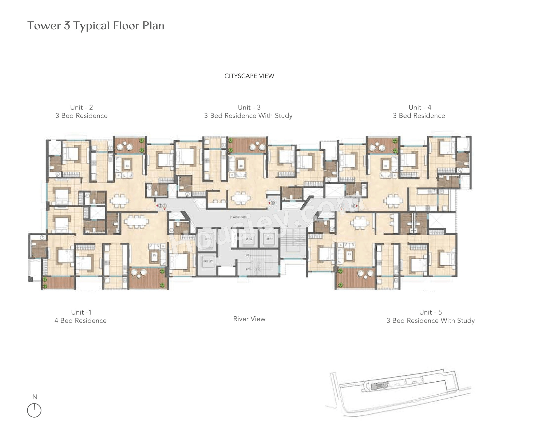 Lodha Altero Floor plan 4