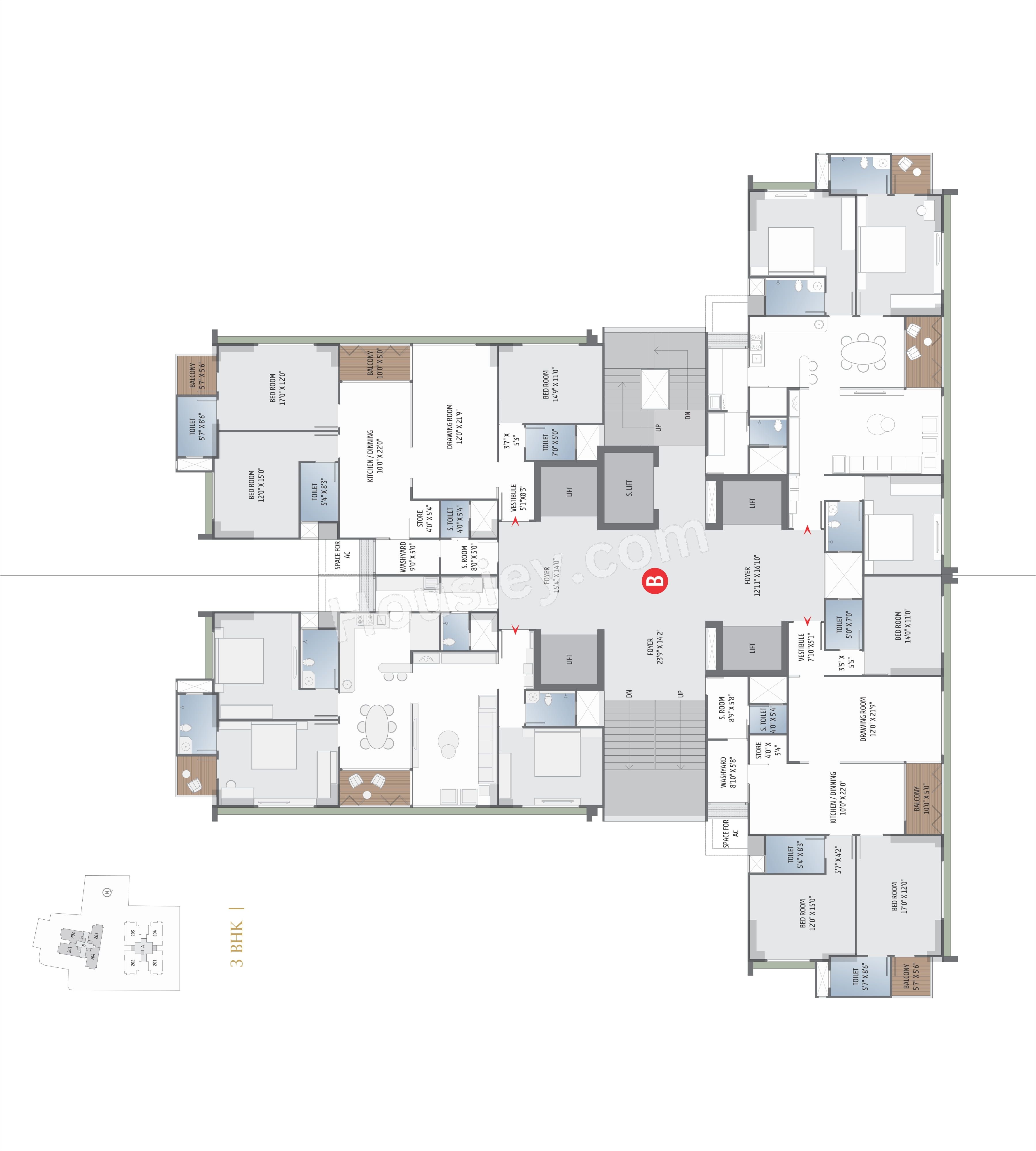 Madhav Oeuvre Iconic Floor plan 2