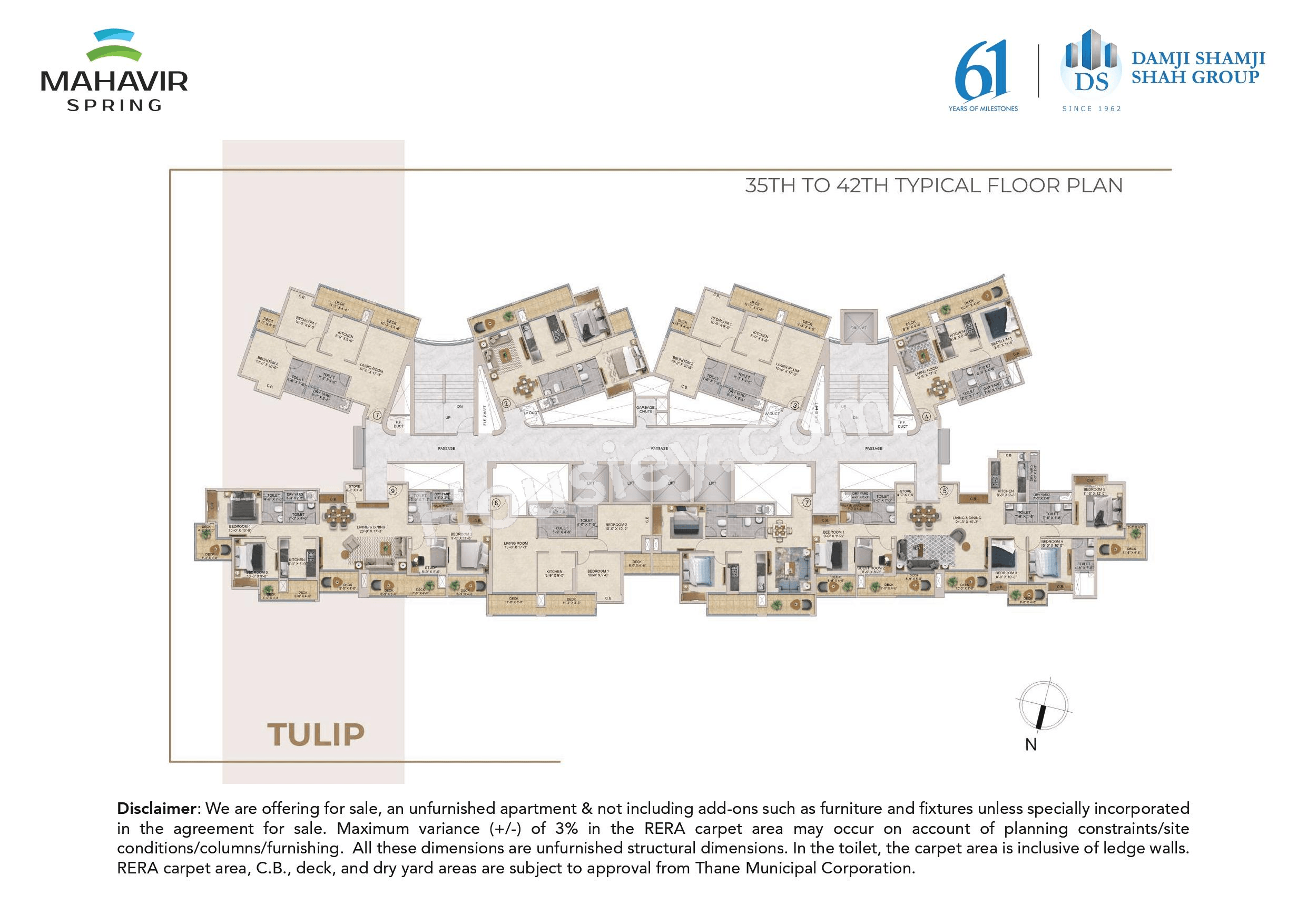 Mahavir Spring Daffodil Floor plan 6