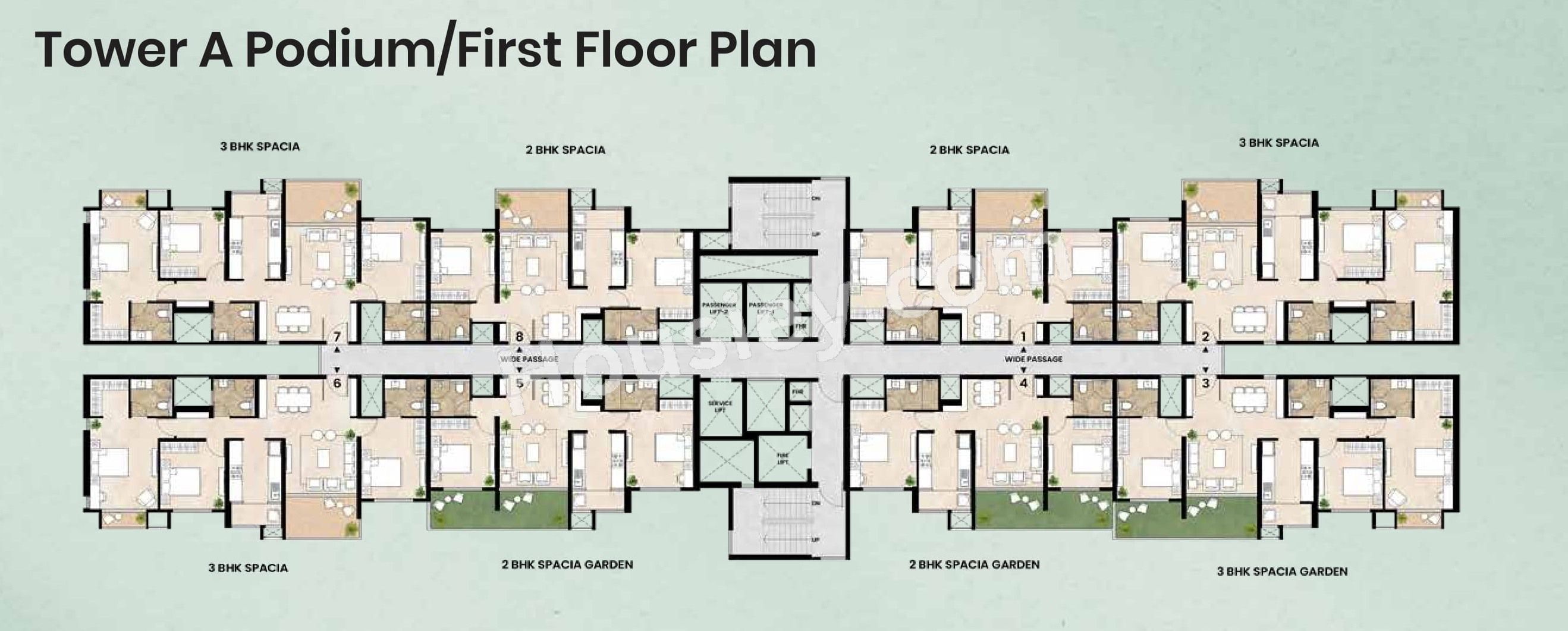 Mahindra Ivy Lush Floor plan 1