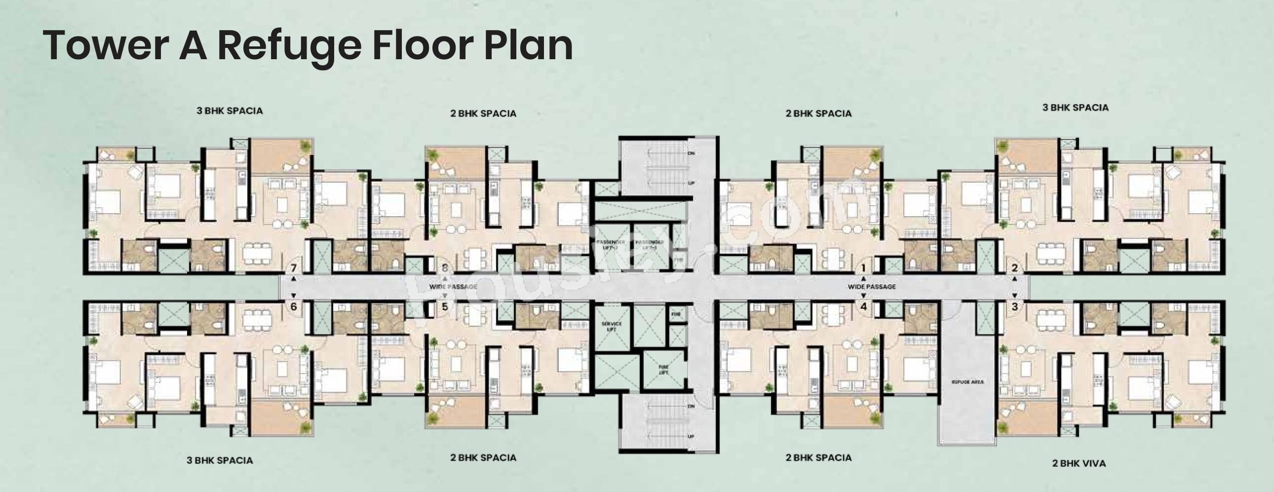 Mahindra Ivy Lush Floor plan 3