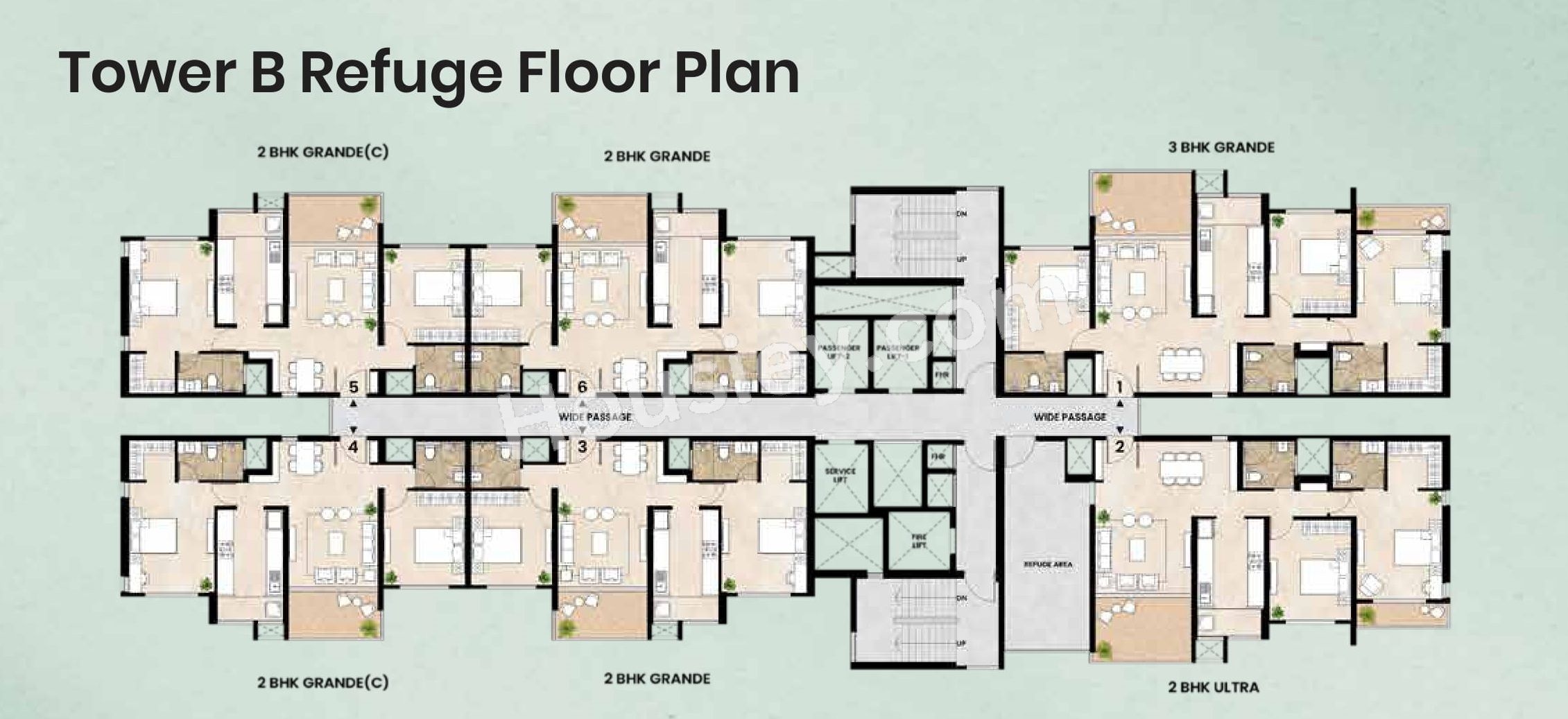 Mahindra Ivy Lush Floor plan 7