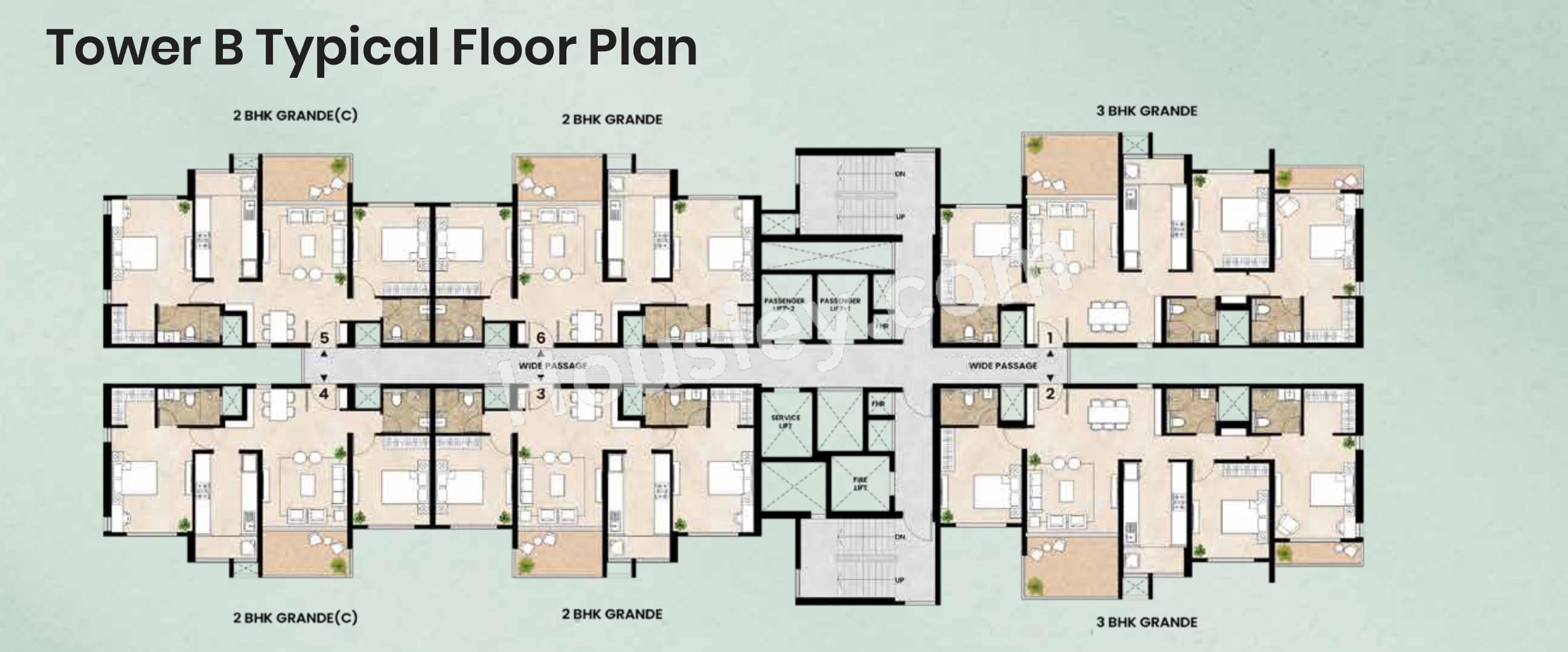 Mahindra Ivy Lush Floor plan 8