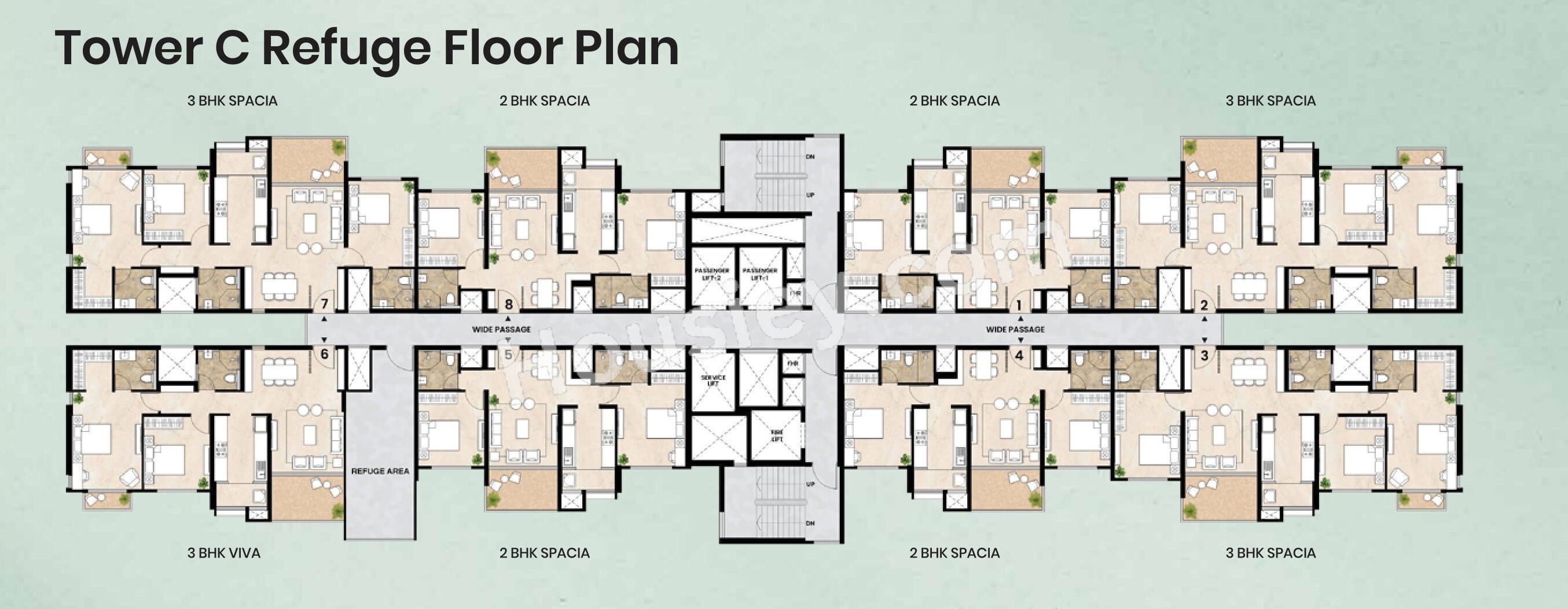 Mahindra Ivy Lush Floor plan 11