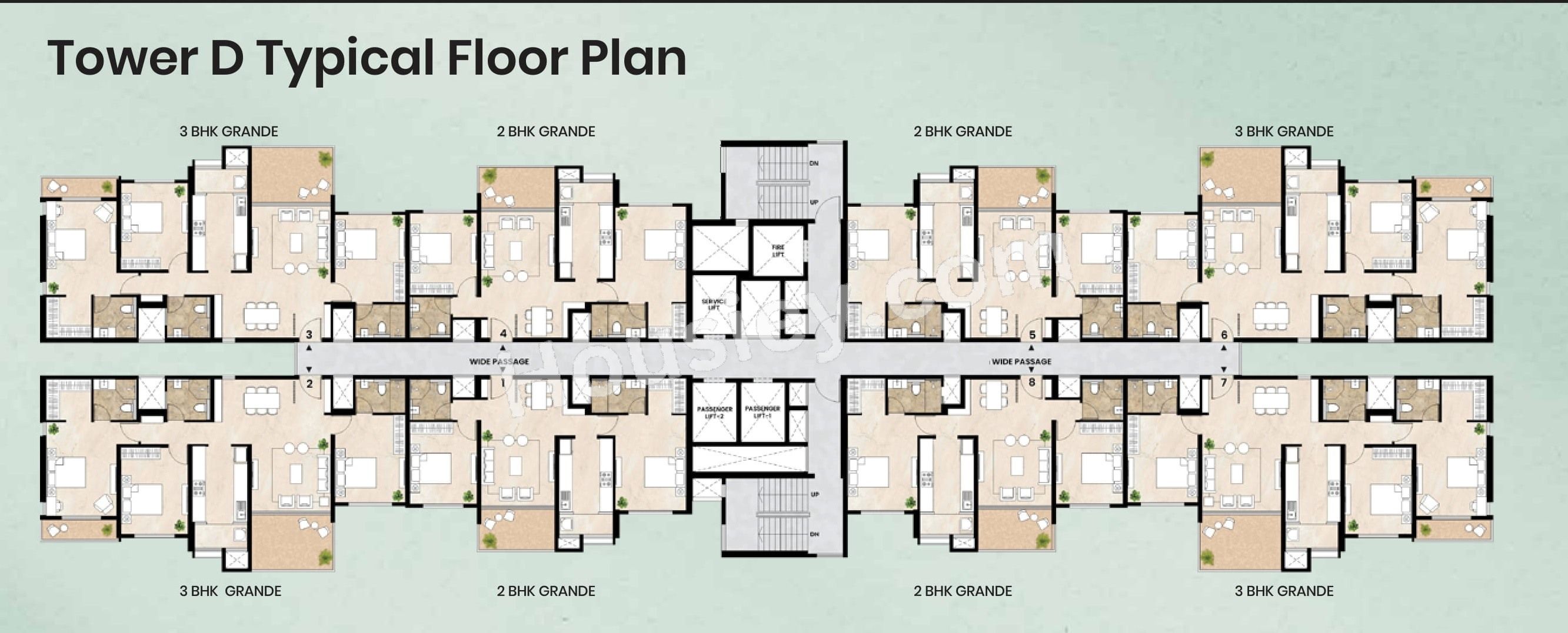 Mahindra Ivy Lush Floor plan 14