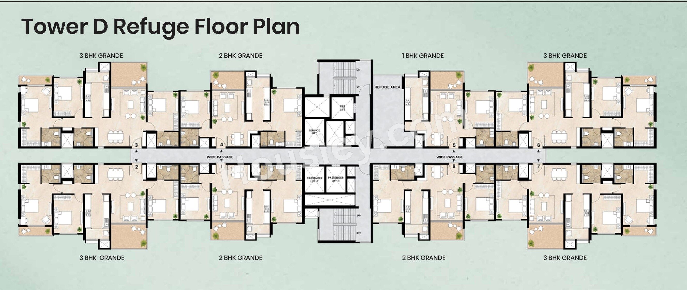 Mahindra Ivy Lush Floor plan 15