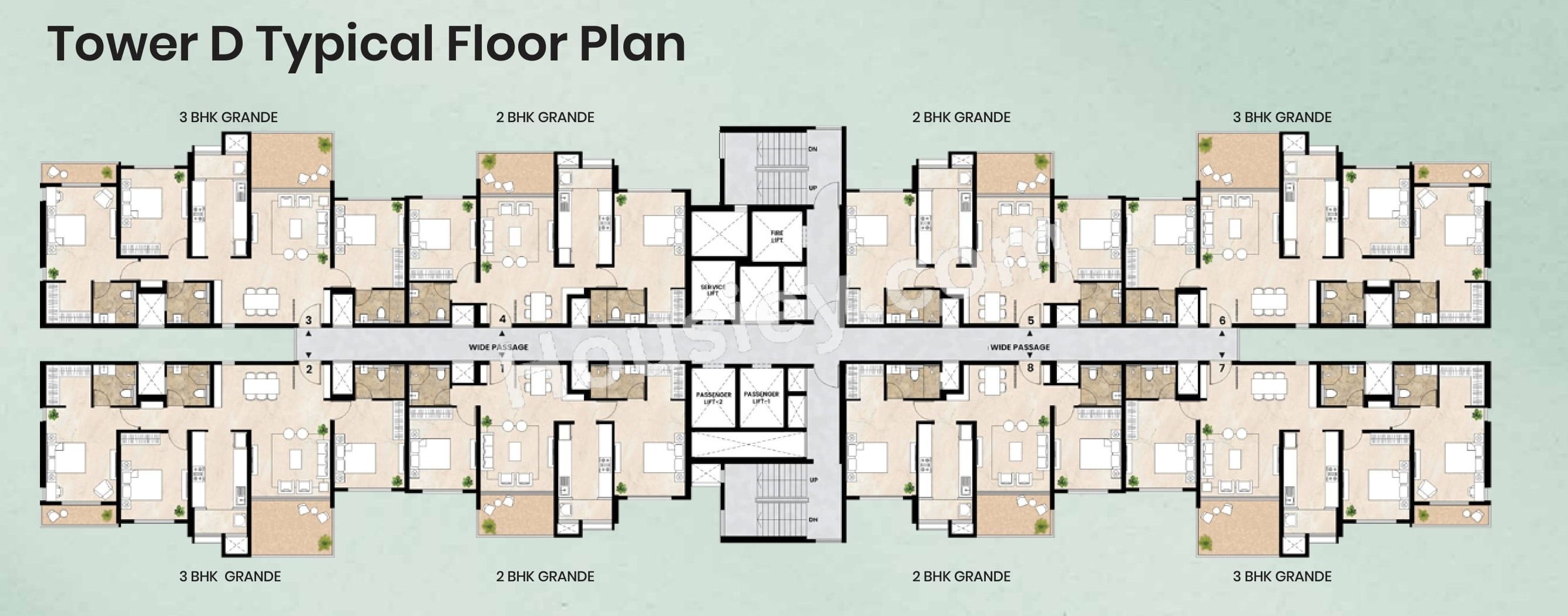Mahindra Ivy Lush Floor plan 16