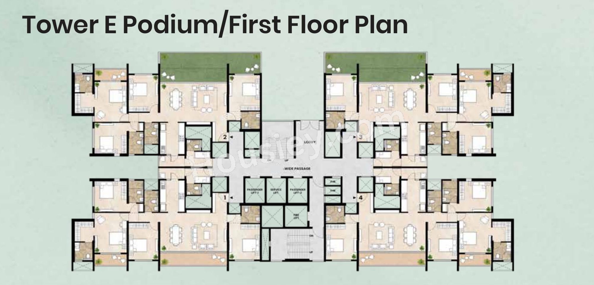 Mahindra Ivy Lush Floor plan 18