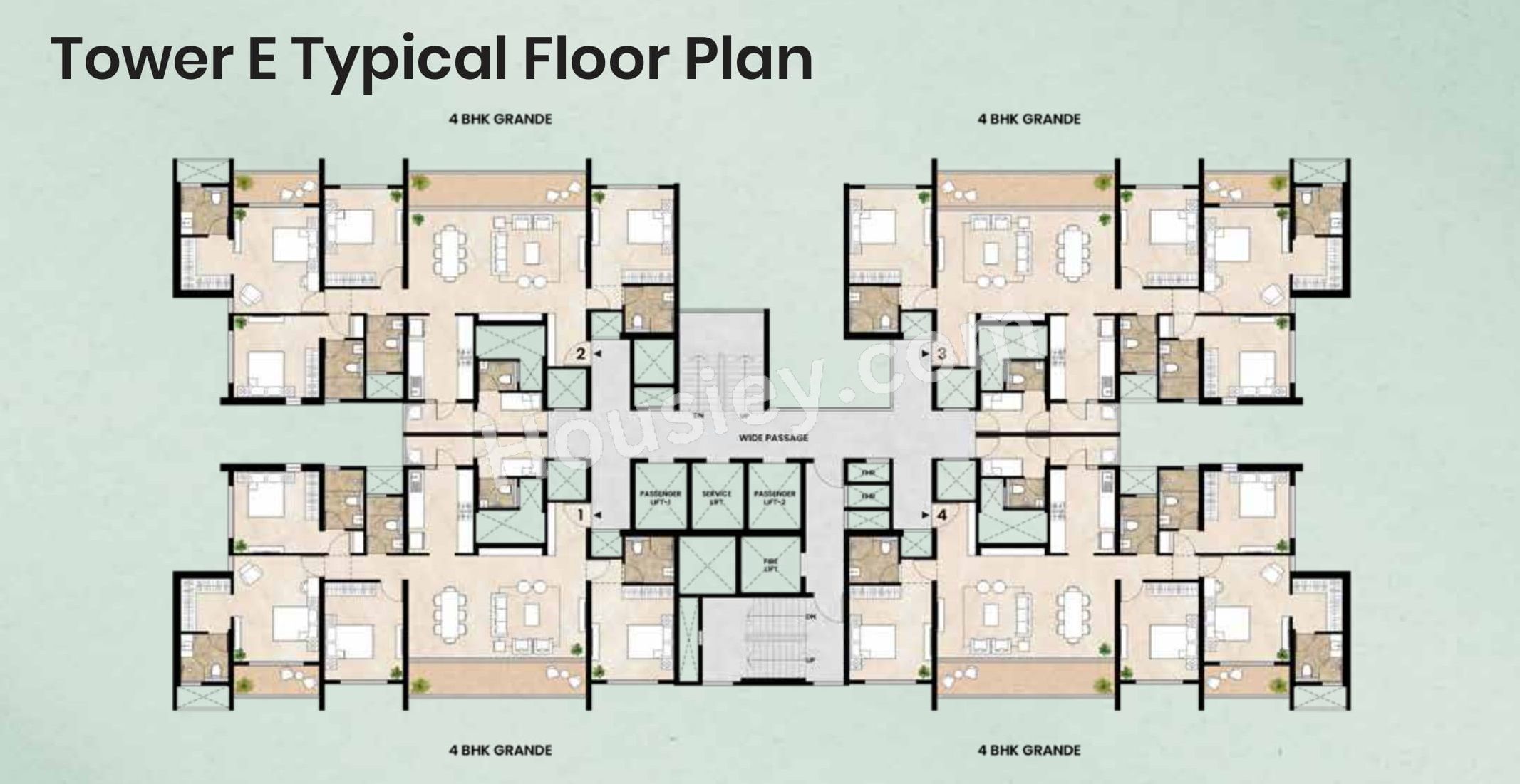 Mahindra Ivy Lush Floor plan 20