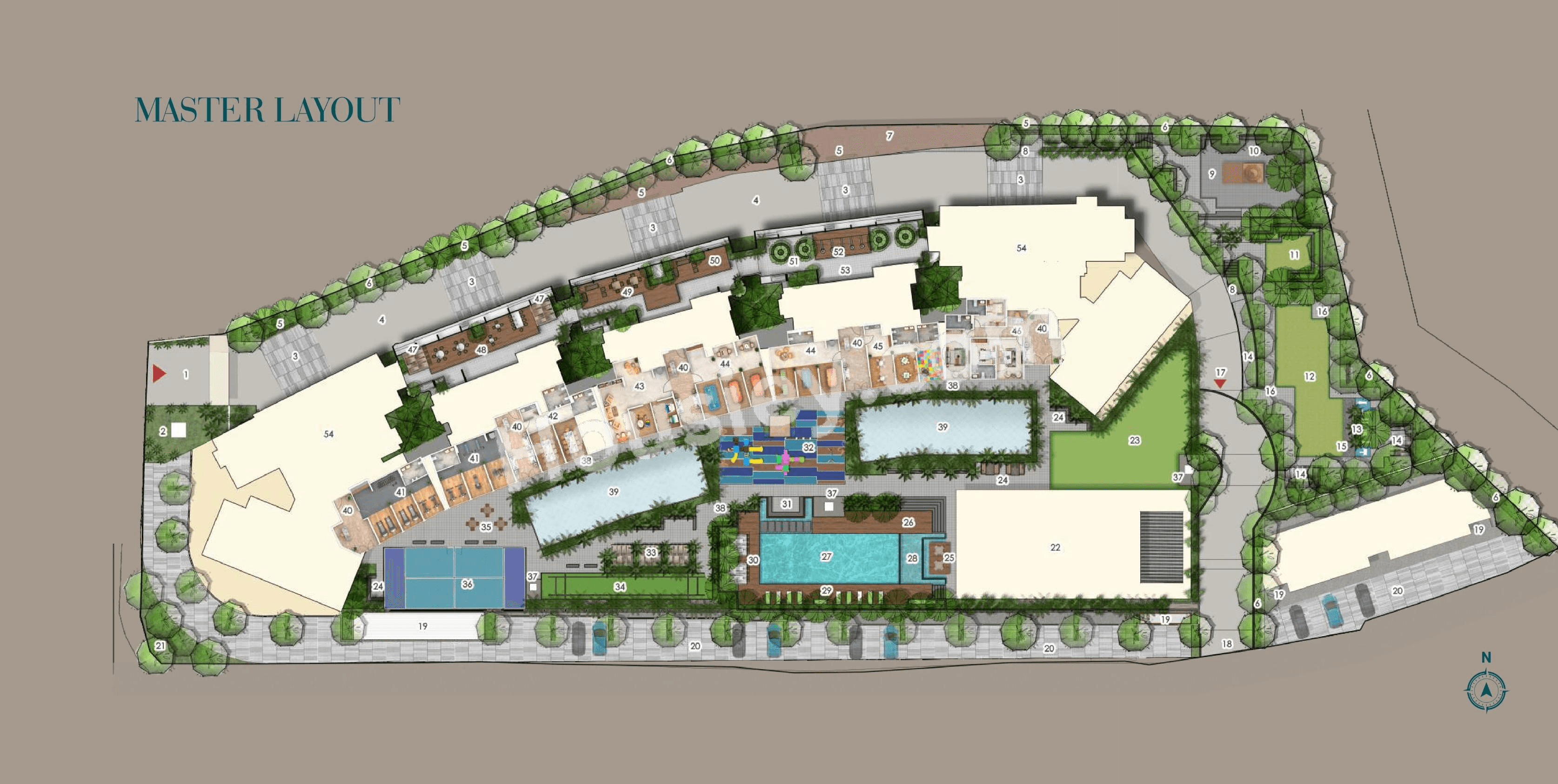 Majestique New Friends Society Floor plan 1