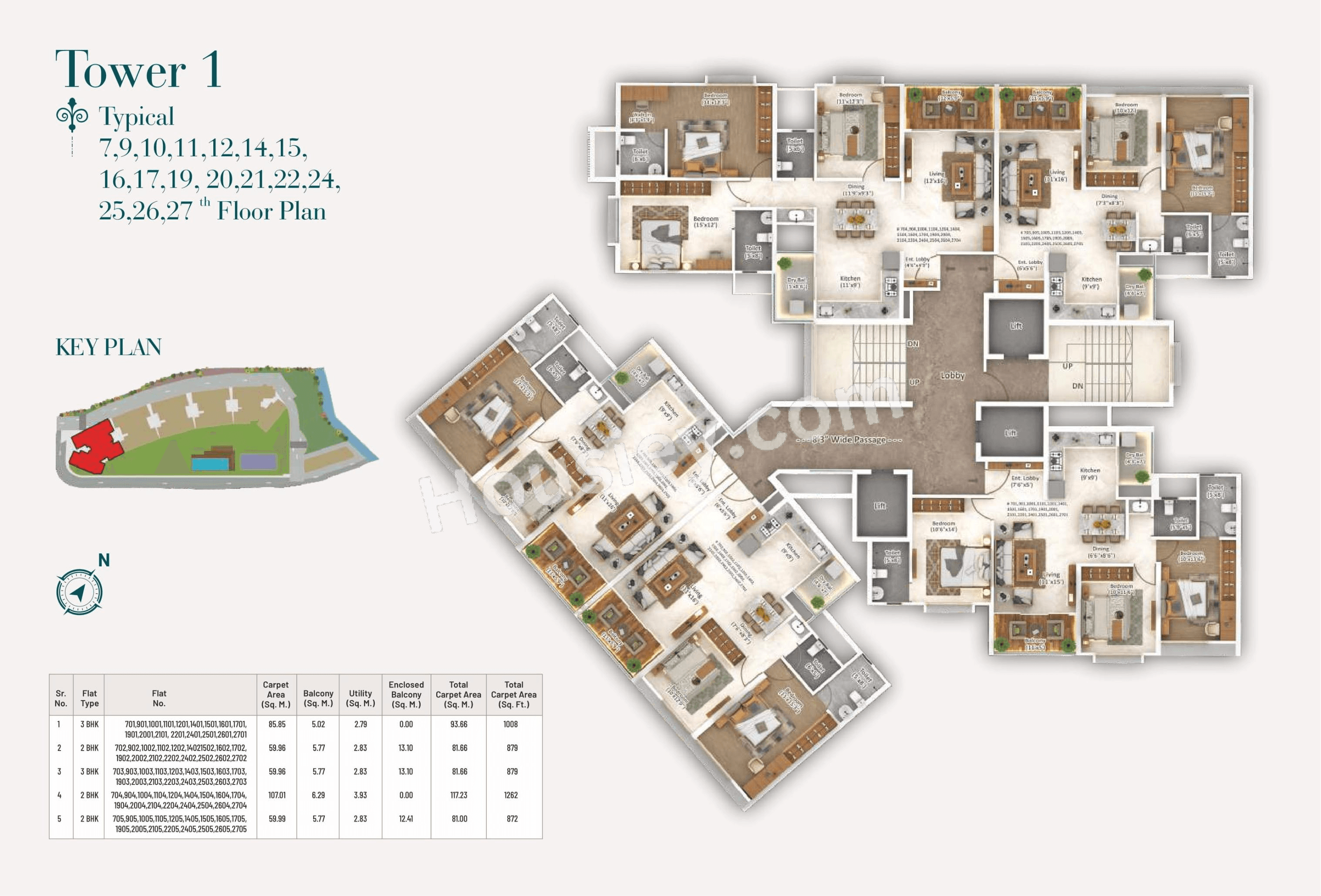 Majestique New Friends Society Floor plan 4