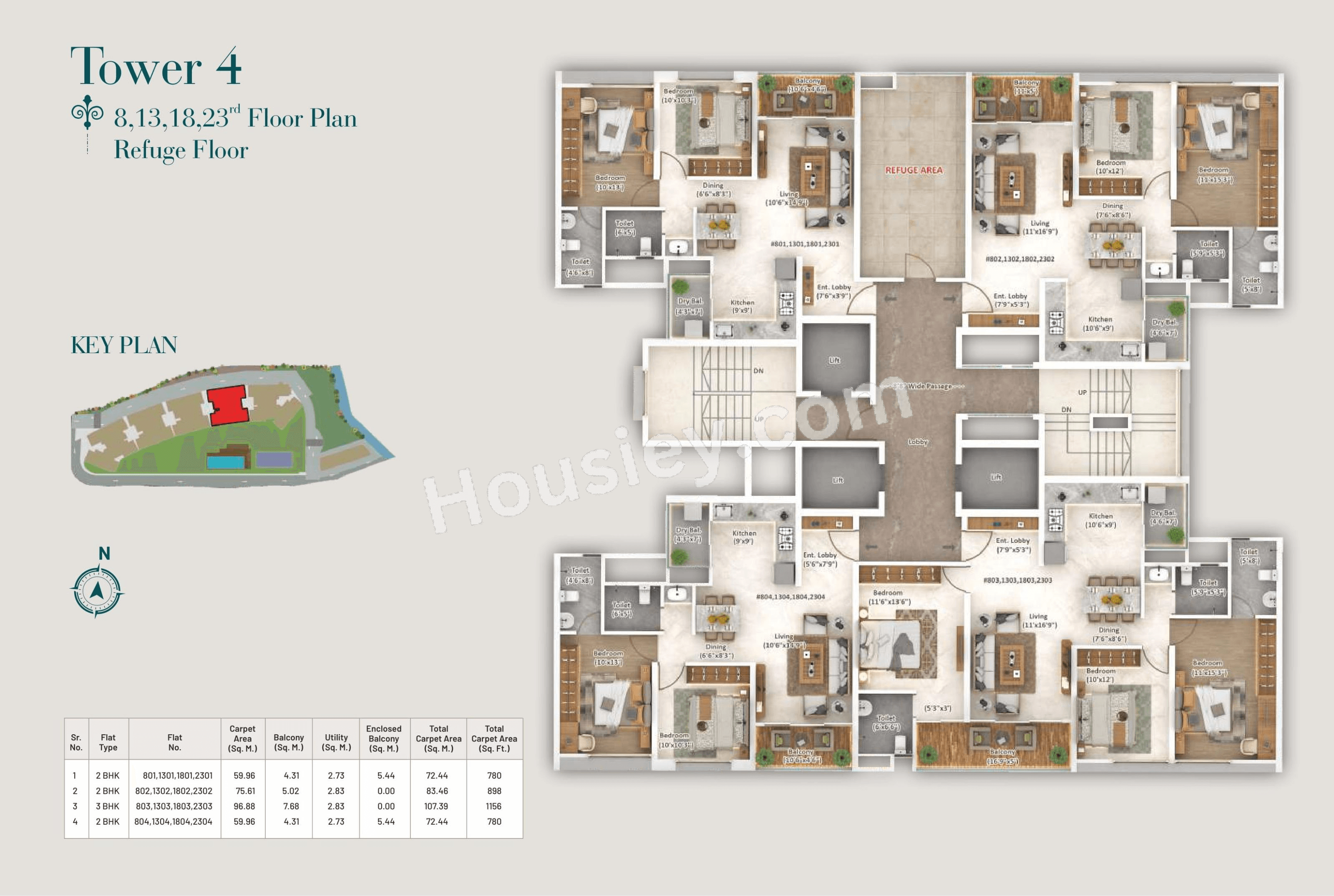 Majestique New Friends Society Floor plan 13