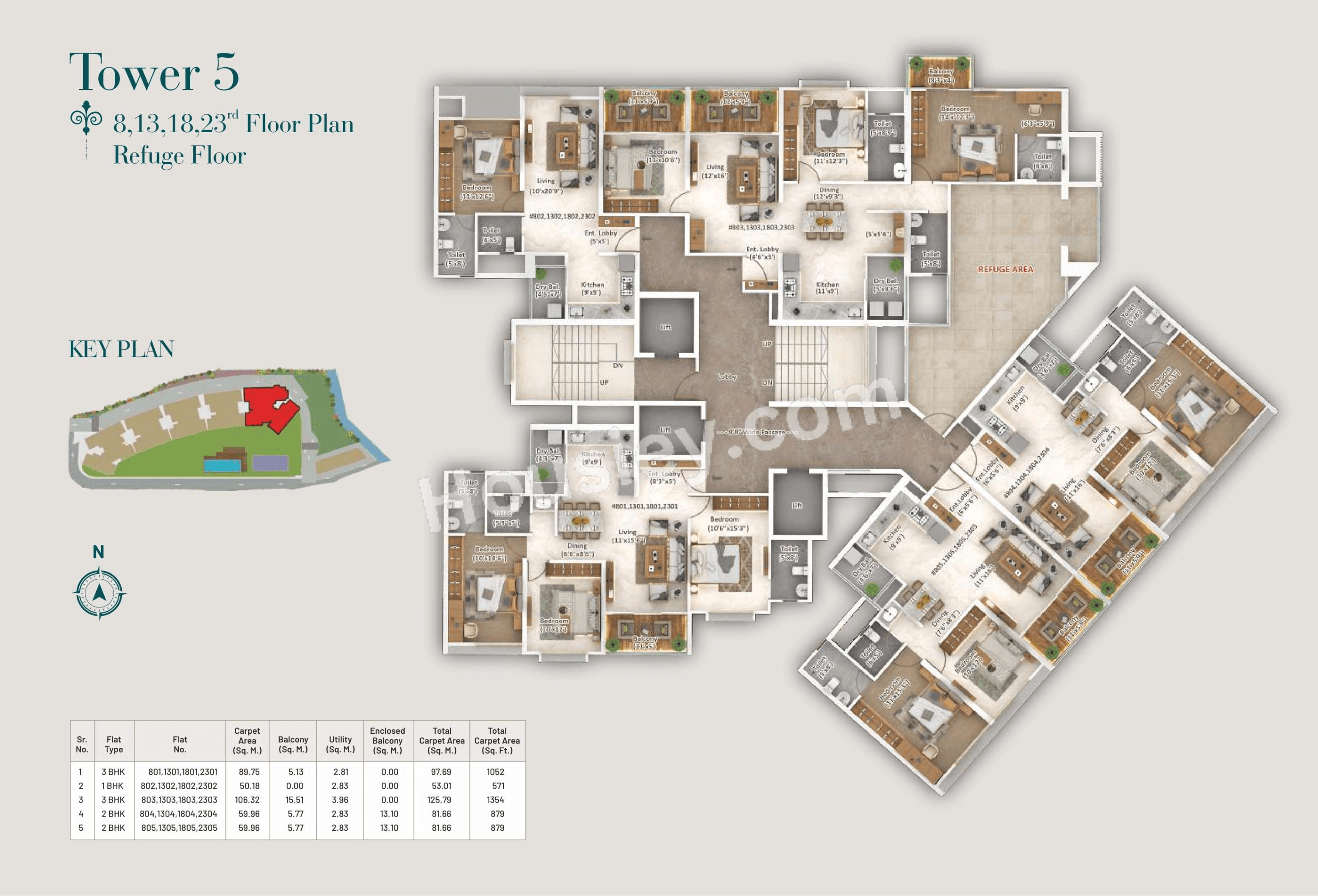 Majestique New Friends Society Floor plan 17