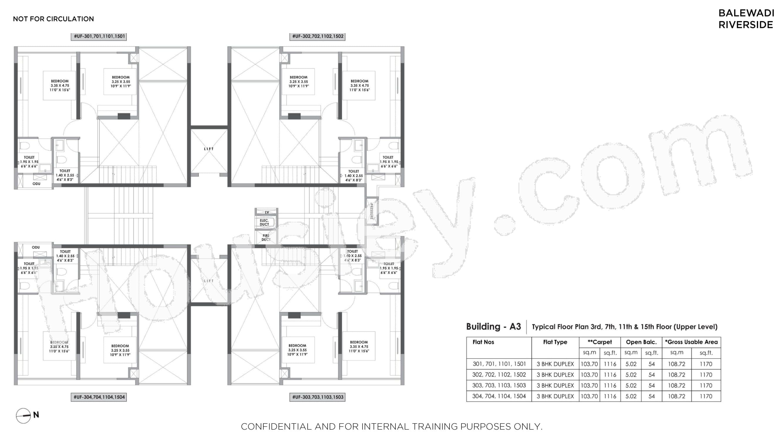 Mantra Balewadi Floor plan 3