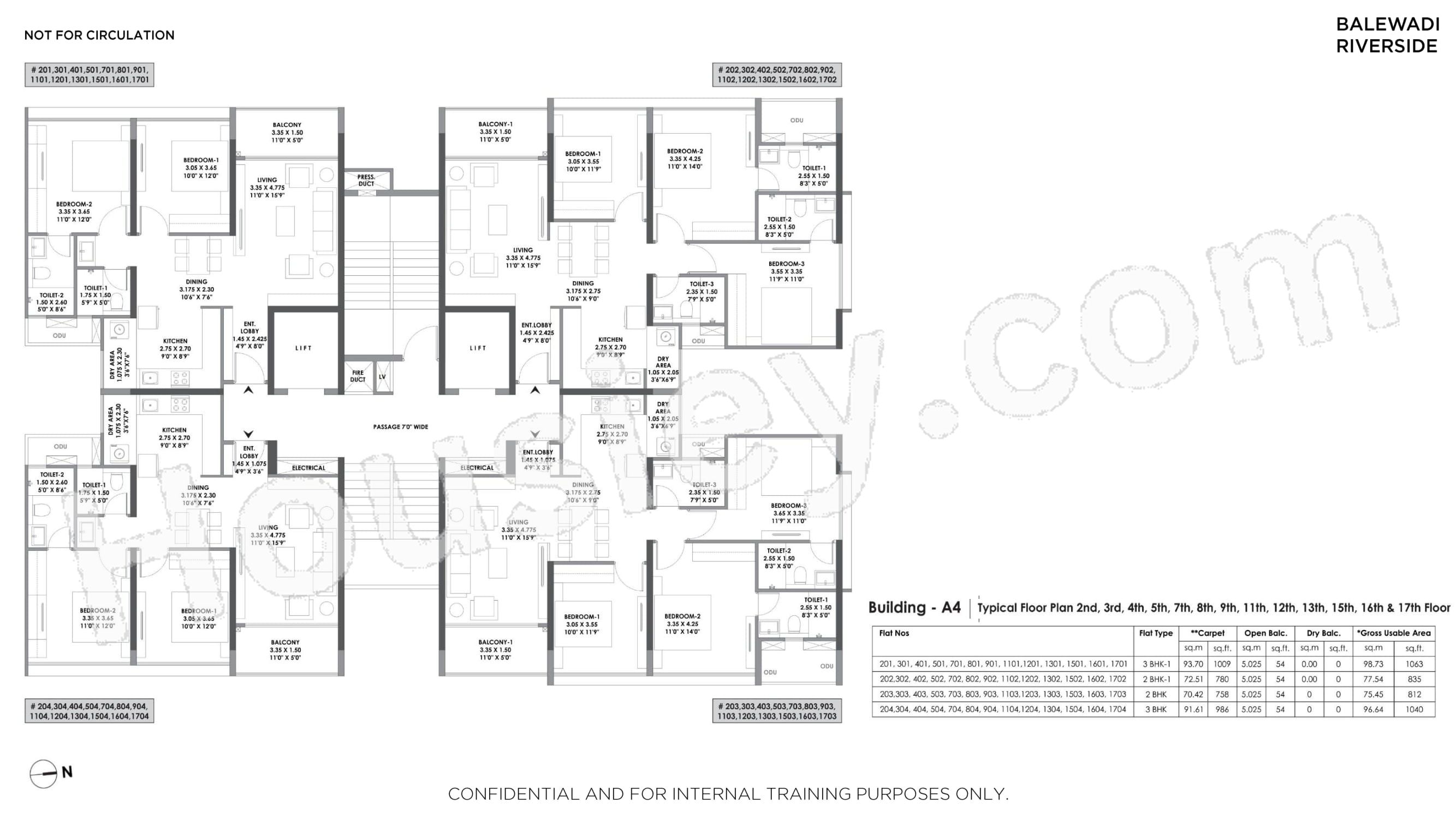 Mantra Balewadi Floor plan 4
