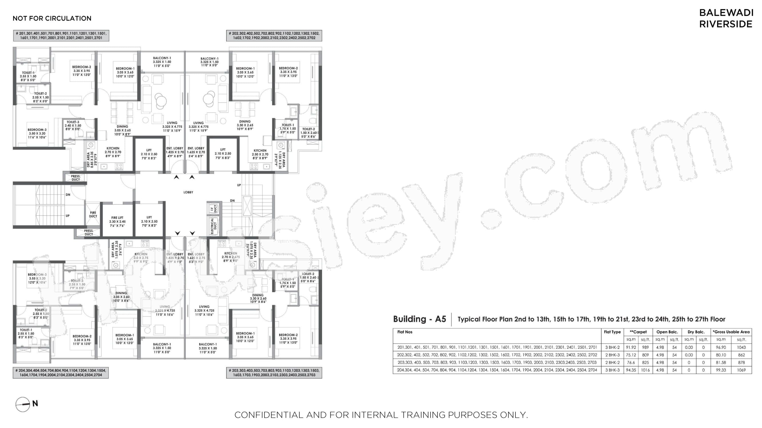 Mantra Balewadi Floor plan 5